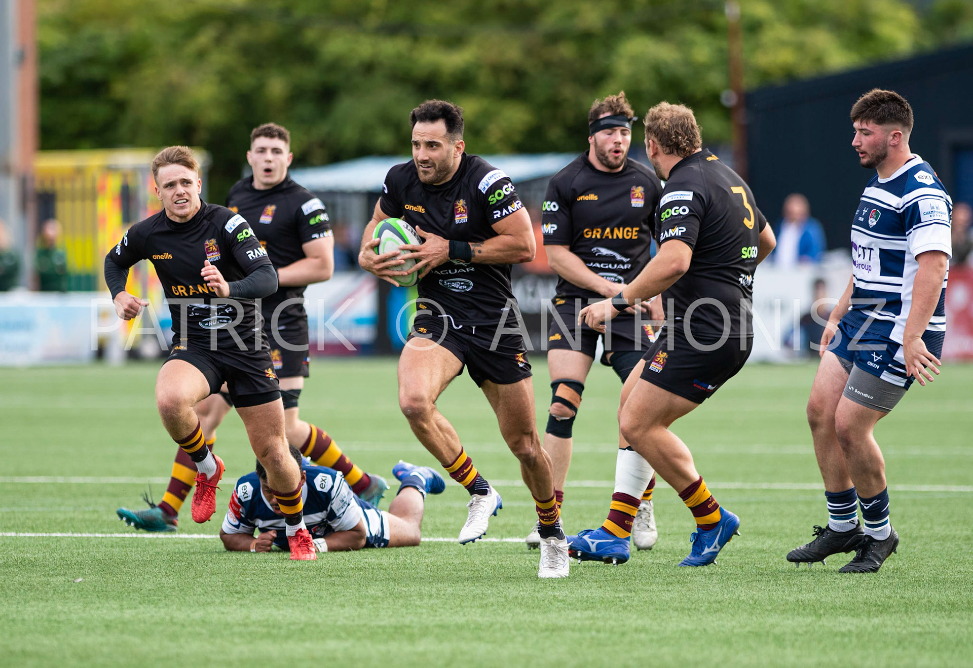 Coventry, ENGLAND- Sept -24 - 2022 : match between  Coventry Rugby  and Ampthill Rugby  at Coventry , England.