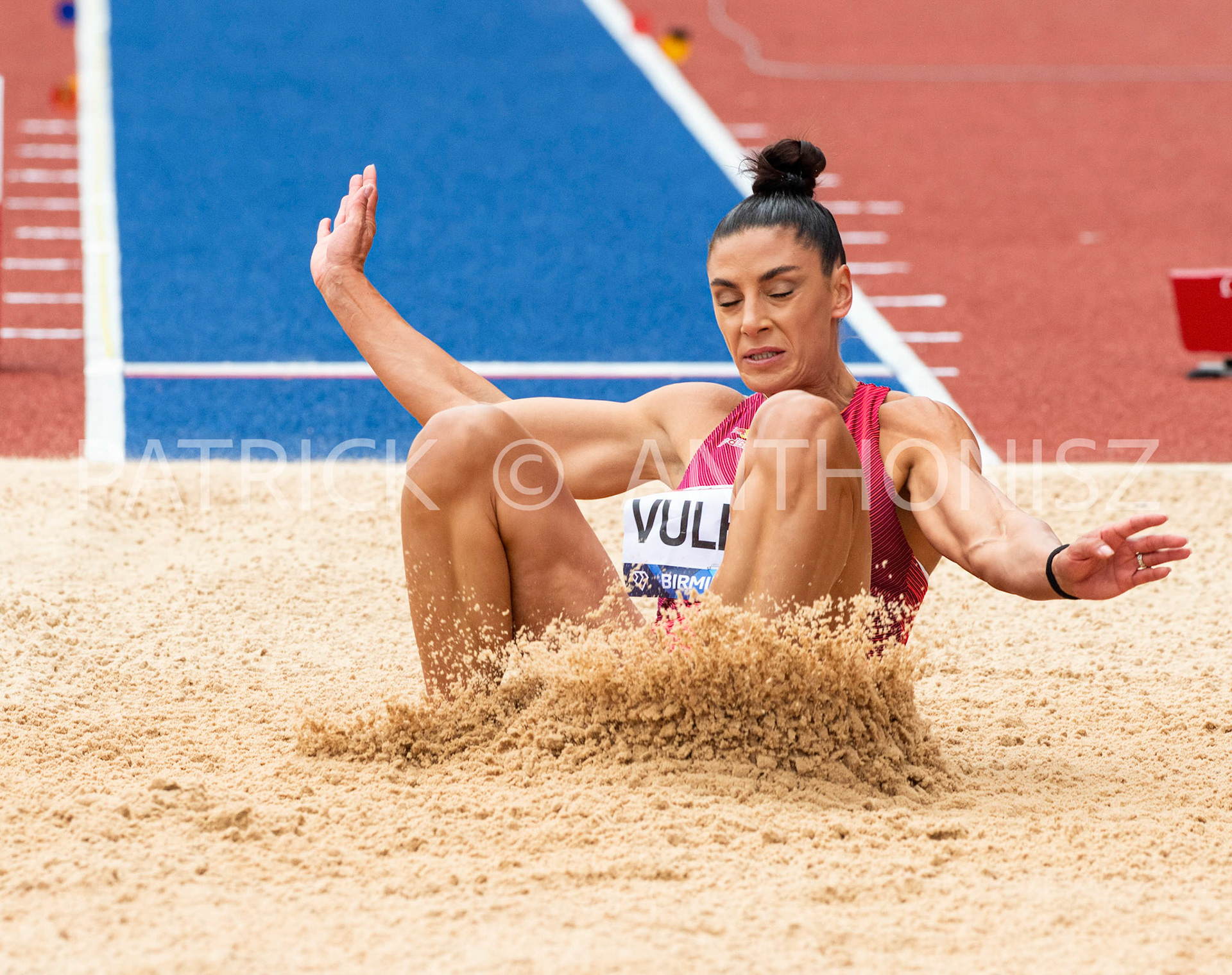 21-MAY-2022  Ivana Vuleta seen during the Women Long Jump Event   at the Muller Birmingham  Diamond League   Alexander Stadium,  Perry Barr, Birmingham