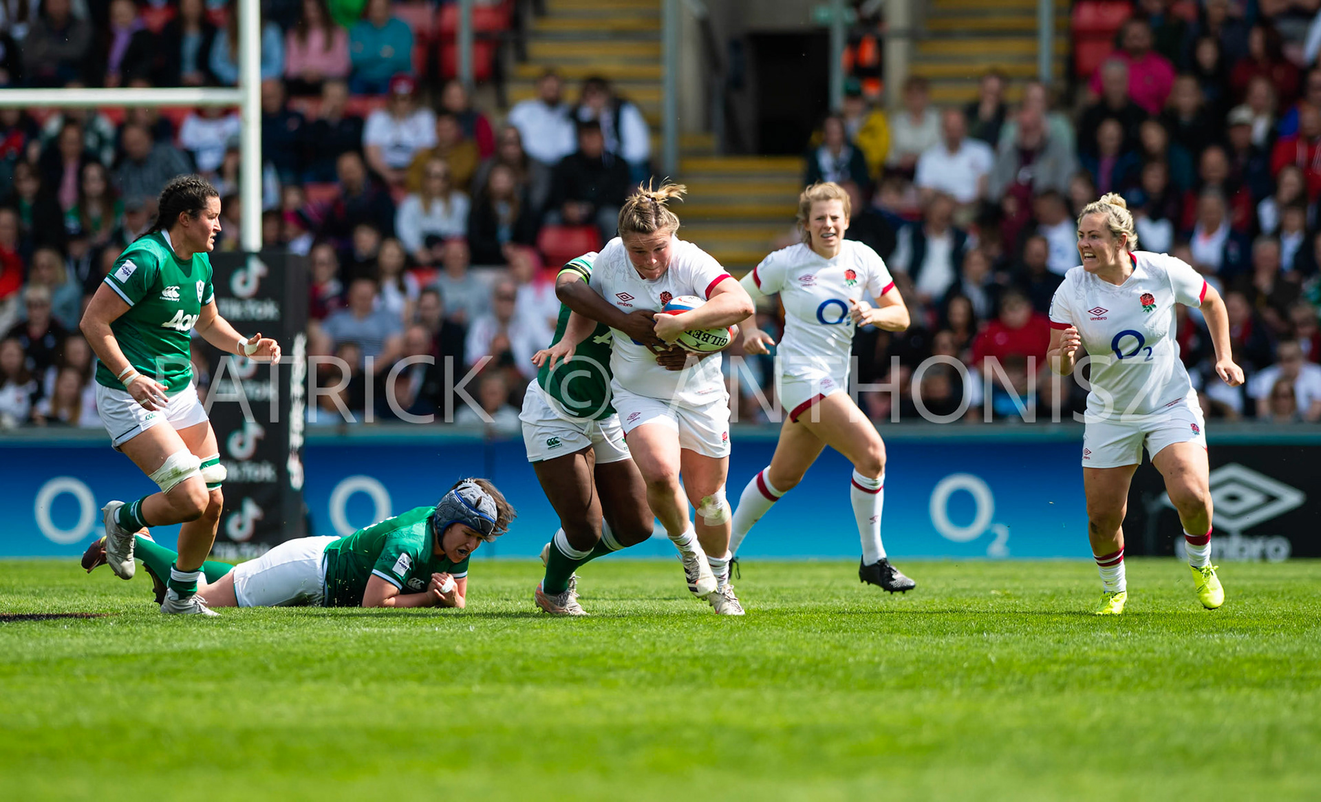 24th - April  2022 : England Vs Ireland round 4    TikTok Women's Six Nations at  Mattioli  Woods Welford Road.