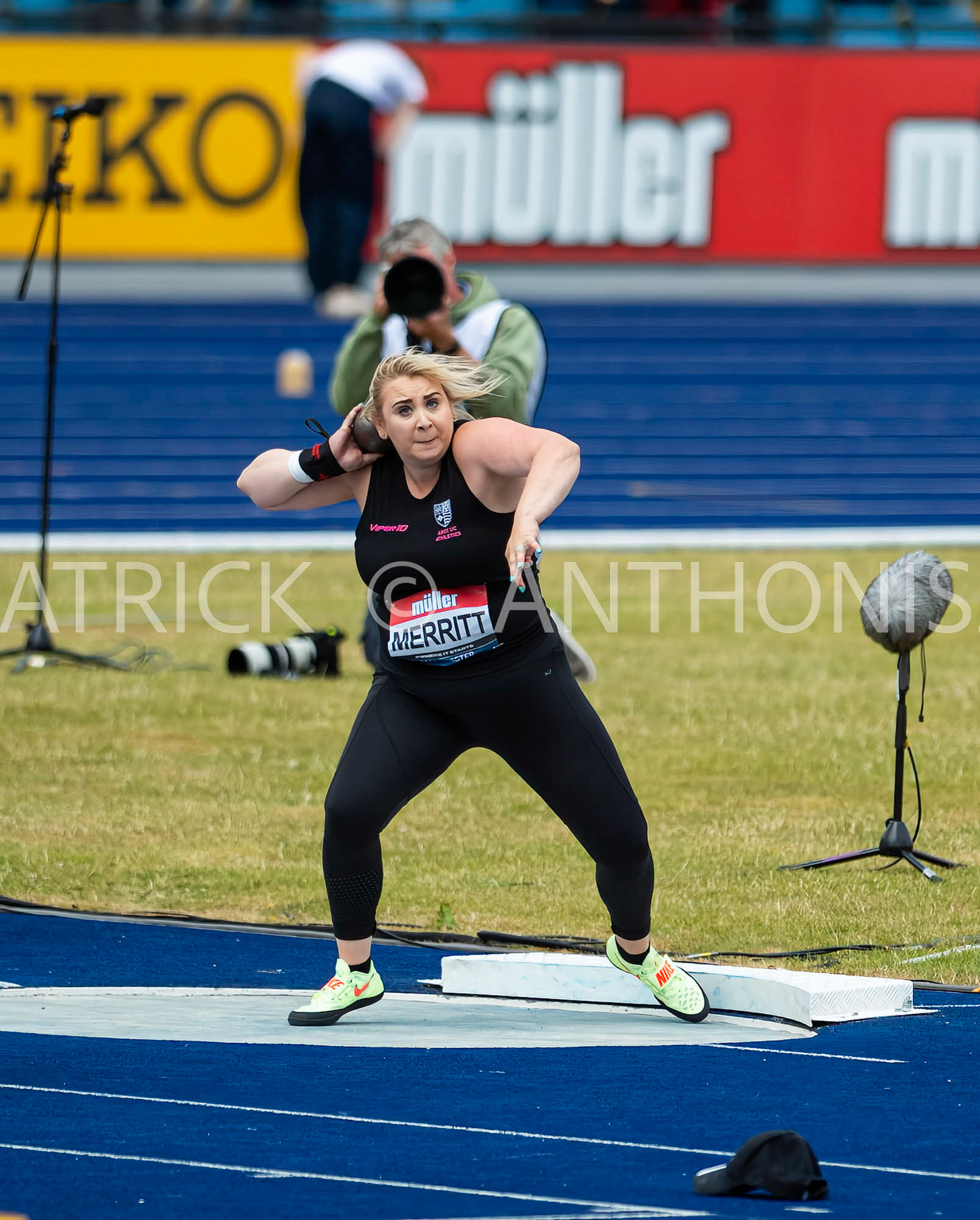 26-6-2022: Day 3  Women's Shot Put - Final  MERRITT Sophie BOURNEMOUTH AC competes at the Muller UK Athletics Championships MANCHESTER REGIONAL ARENA – MANCHESTER 2022