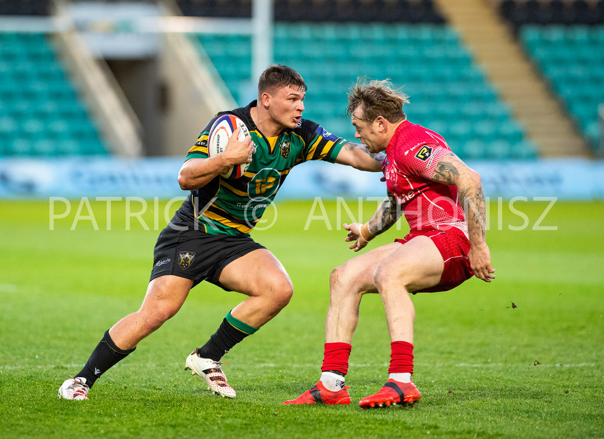 Northampton Saints Vs The British Army Northampton -13-April-2022.  Northampton Saints Vs The British Army at cinch Stadium Franklin's Gardens .