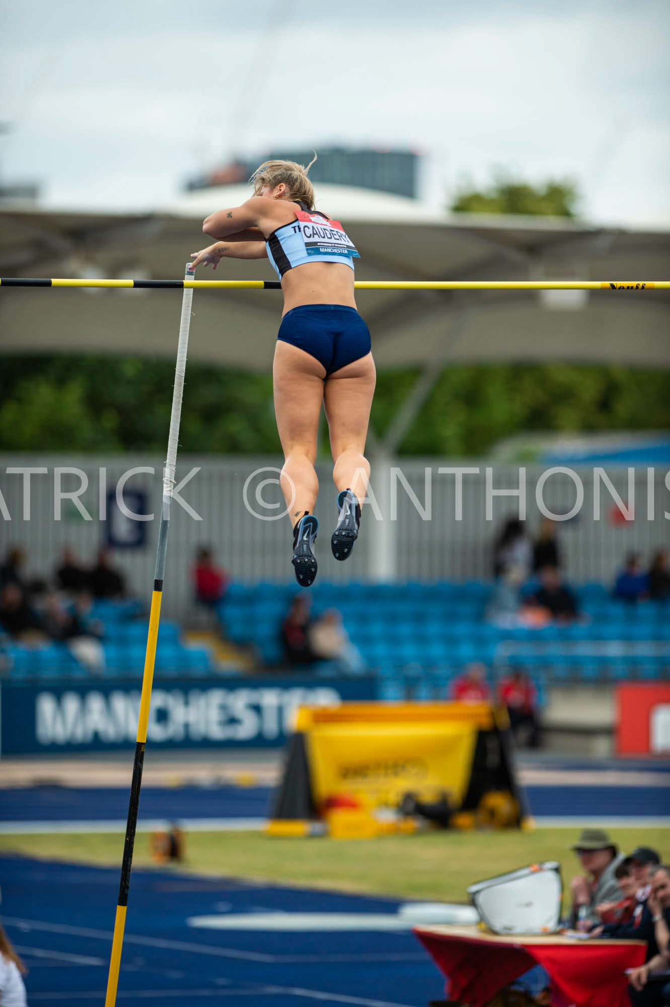 26-6-2022: Day 3  Women's Pole Vault - Final  CAUDERY Molly of THAMES VALLEY HARRIERS in action at the Muller UK Athletics Championships MANCHESTER REGIONAL ARENA – MANCHESTER