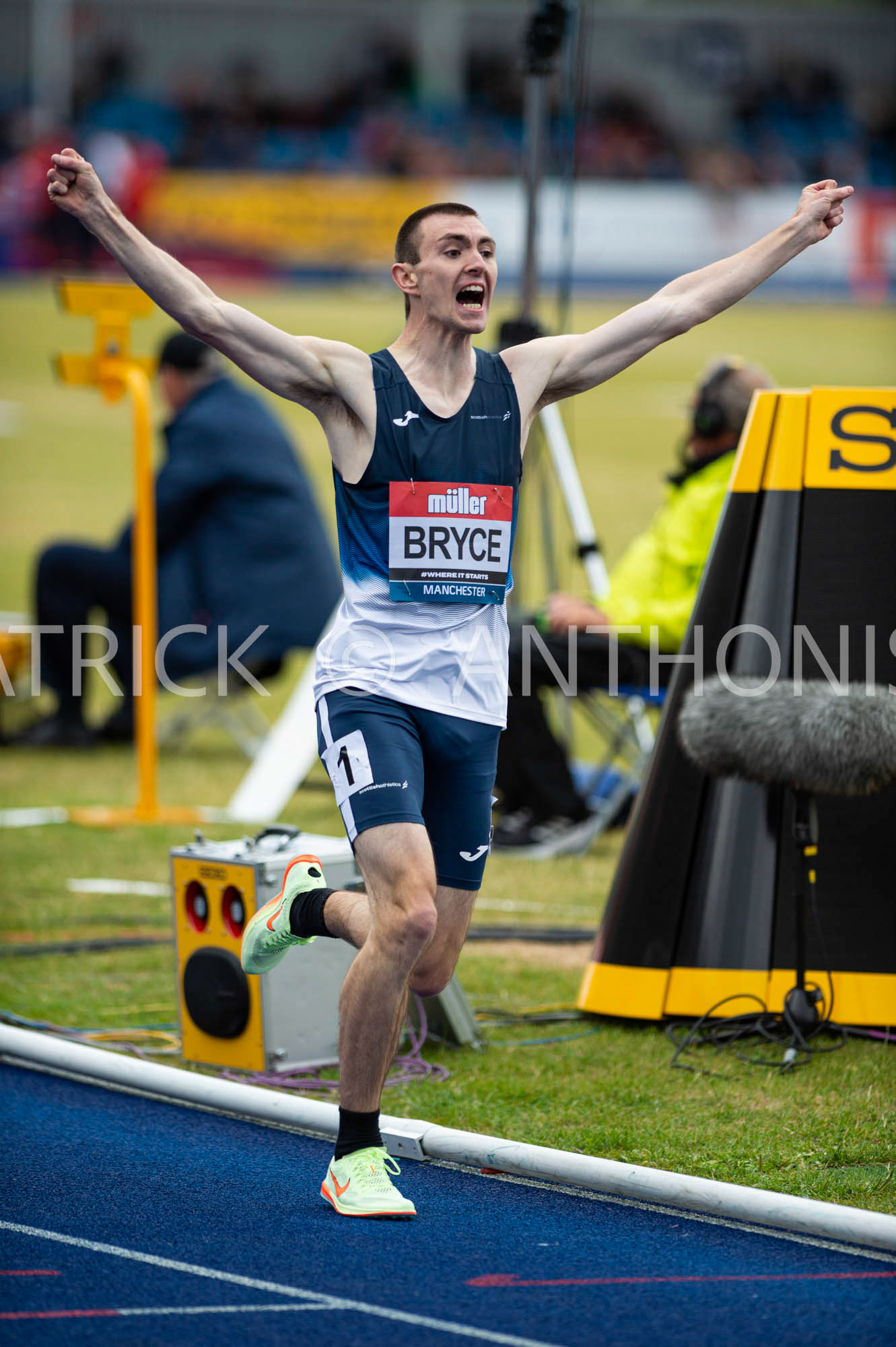 26-6-2022: Day 3 Men's 1500 m Paralympics - Final BRYCE Steven winning in 4:11.57 at the Muller UK Athletics Championships MANCHESTER REGIONAL ARENA – MANCHESTER