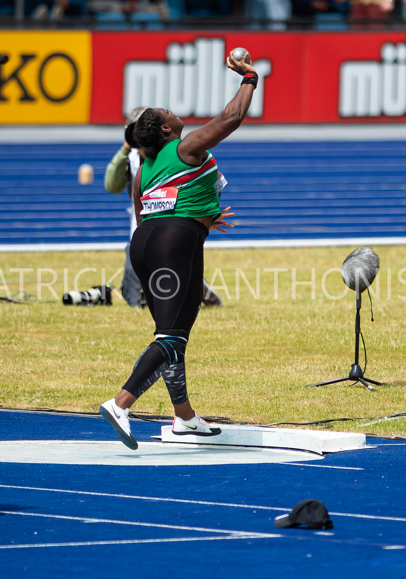 26-6-2022: Day 3  Women's Shot Put - Final  THOMPSON Shaunna SALE HARRIERS MANCHESTER competes at the Muller UK Athletics Championships MANCHESTER REGIONAL ARENA – MANCHESTER 2022