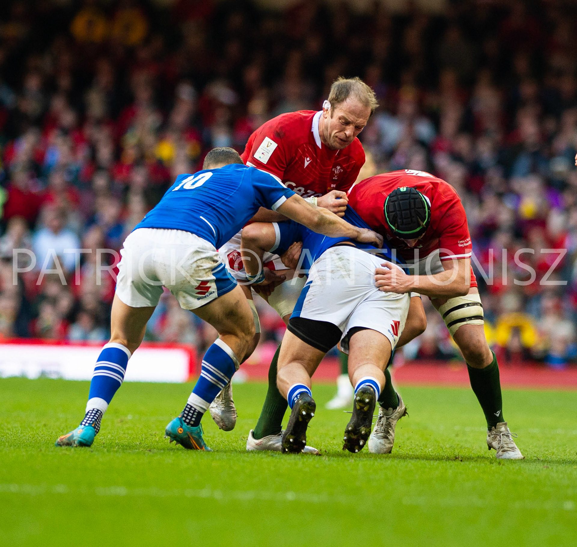 Wales v Italy Guinness Six Nations Cardiff, UK.19th Mar, 2022. Alun Wyn Jones of Wales in action during the Guinness Six Nations Championship 2022 match, Wales v Italy at the Principality Stadium in Cardiff
