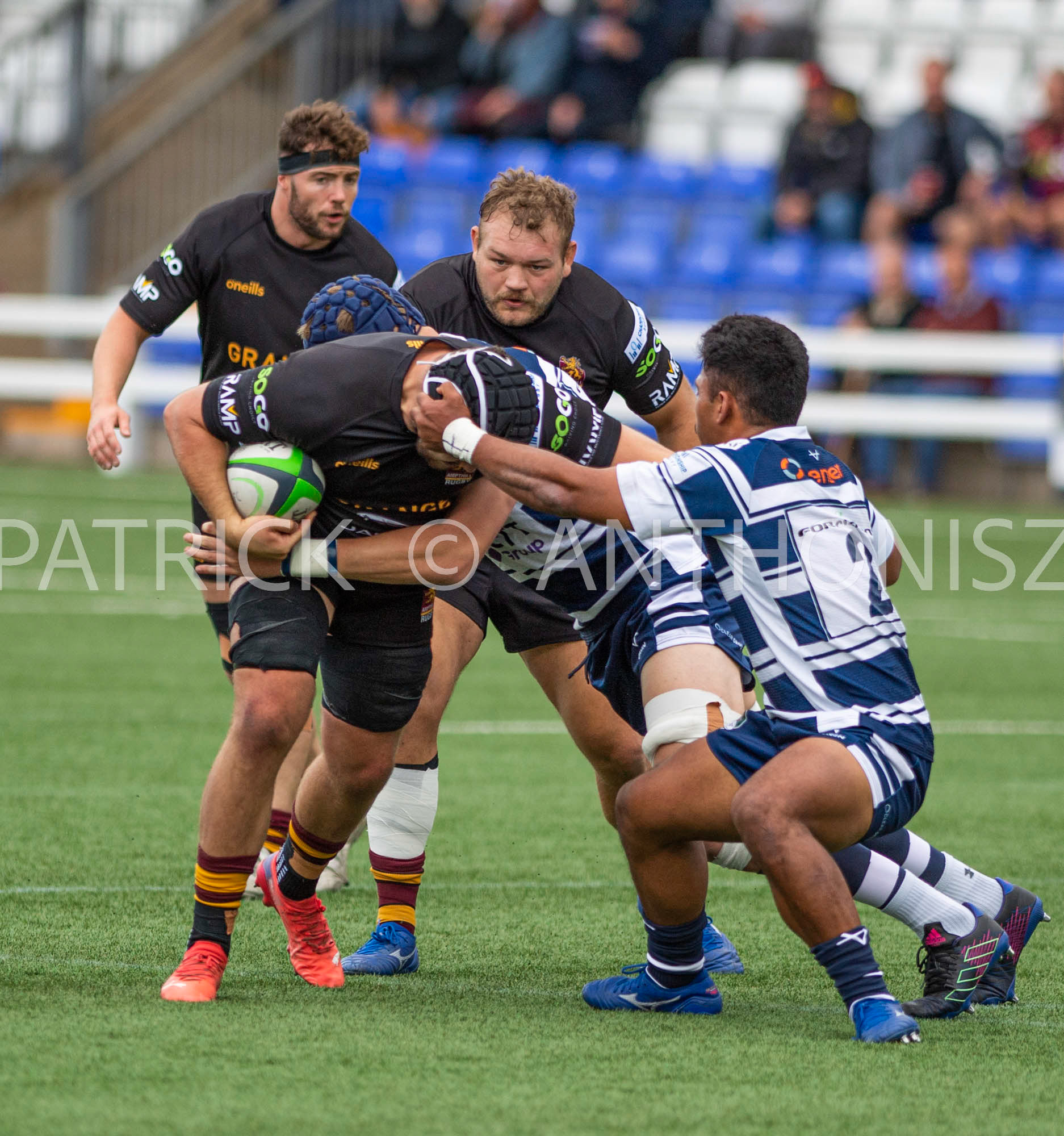 Coventry, ENGLAND- Sept -24 - 2022 : match between  Coventry Rugby  and Ampthill Rugby  at Coventry , England.