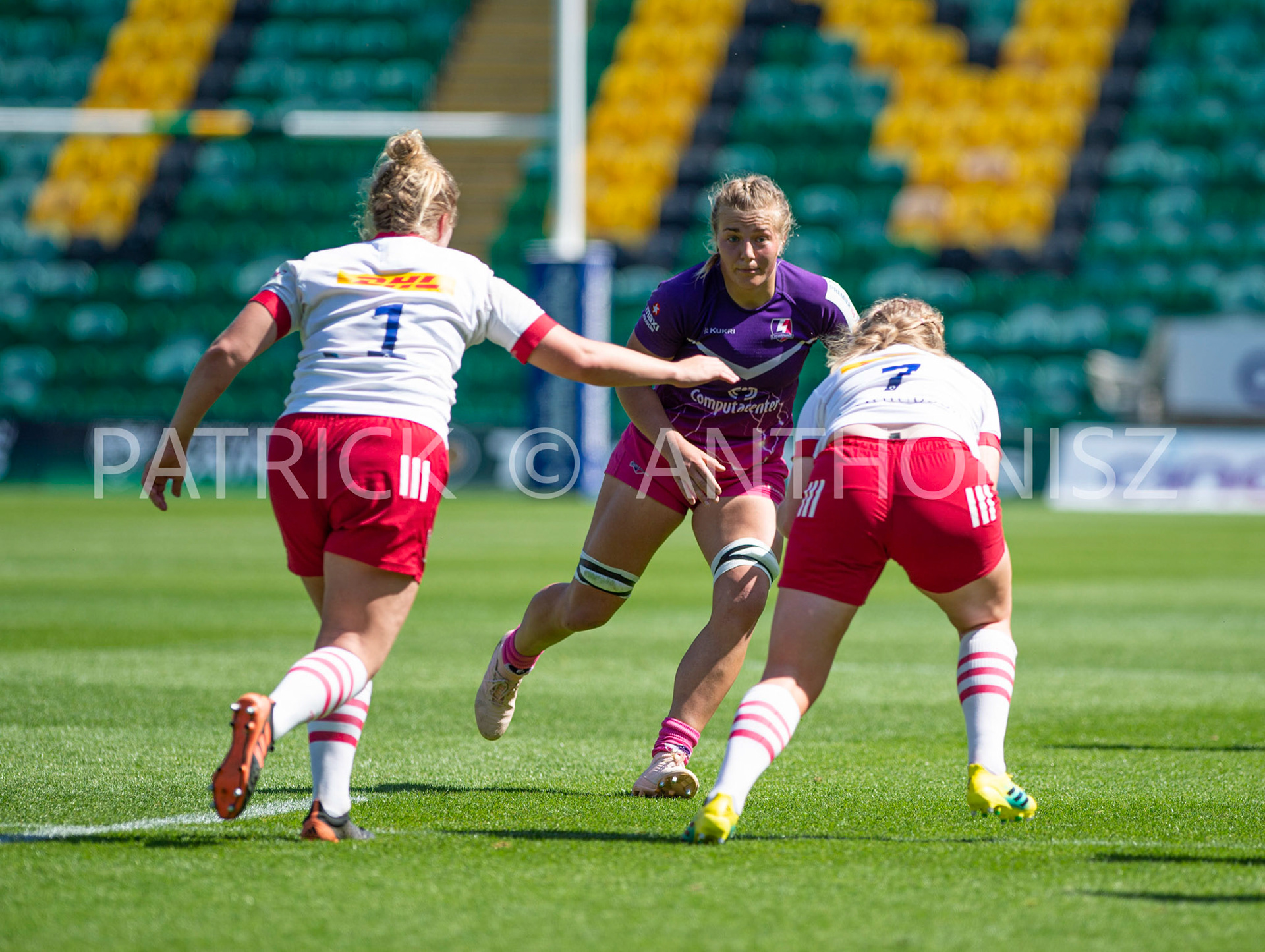 Northampton -14–May-2022.  Loughborough Lightning Vs Harlequins Womens at cinch Stadium Franklin's Gardens Northampton  .