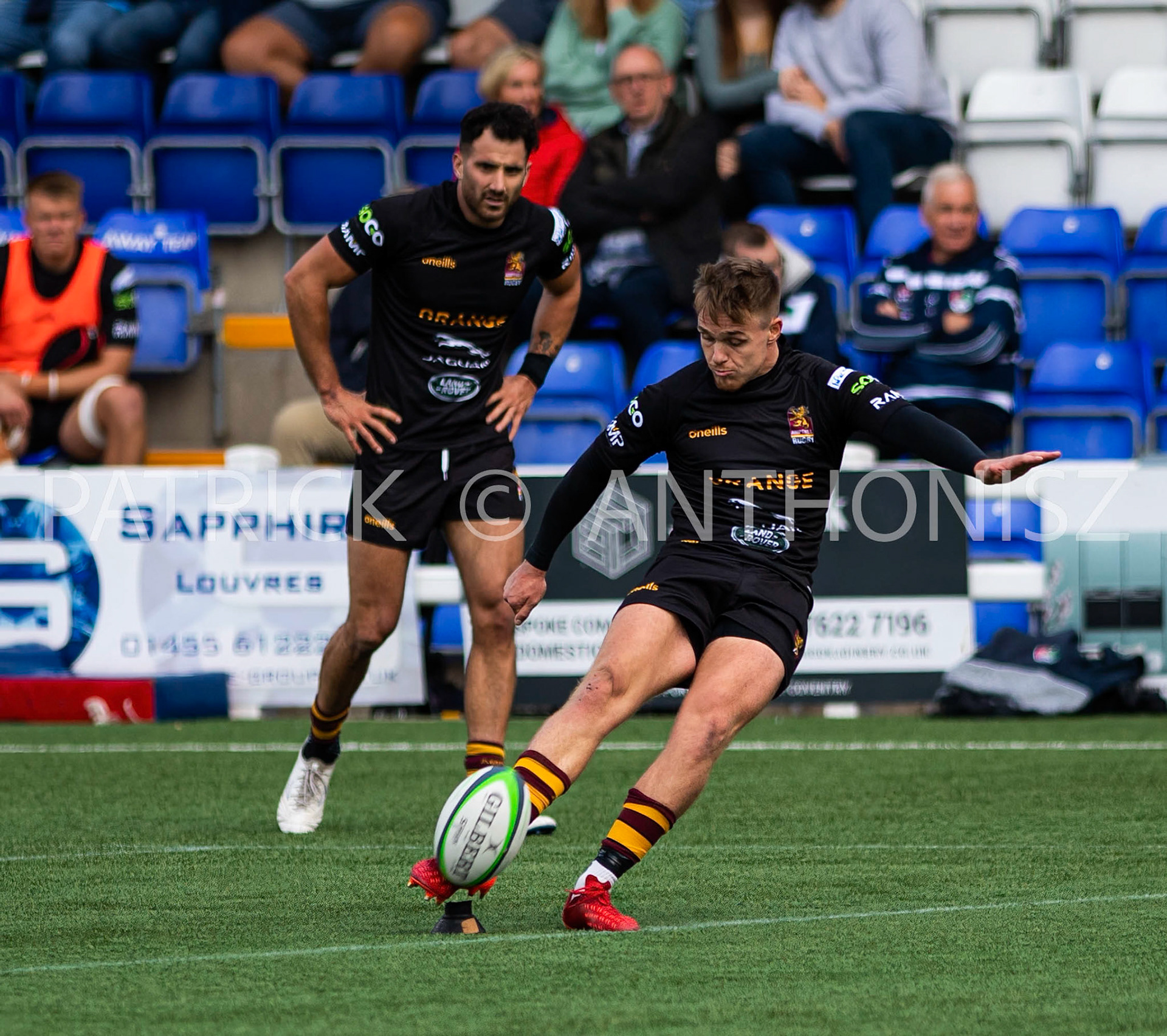 Coventry, ENGLAND- Sept -24 - 2022 : match between  Coventry Rugby  and Ampthill Rugby  at Coventry , England.