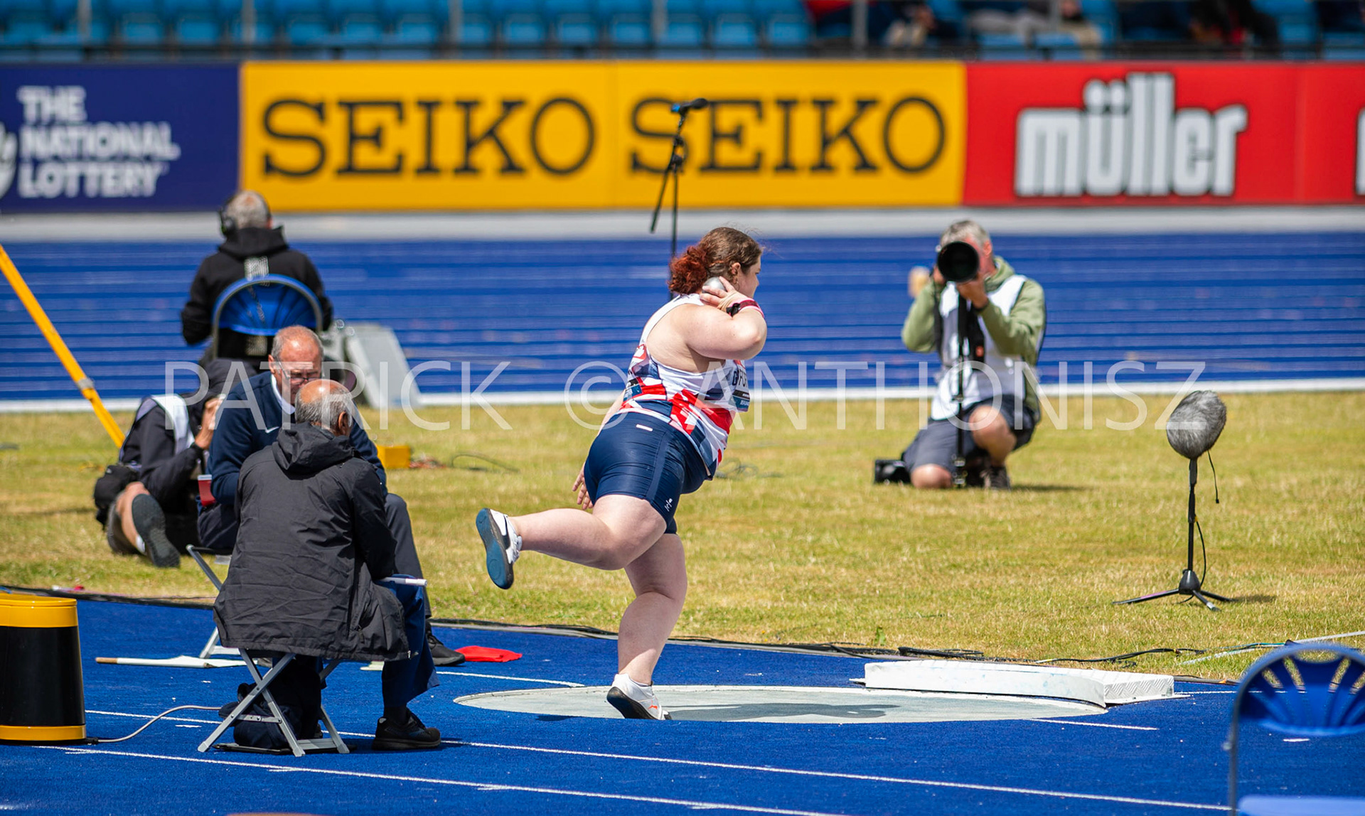 26-6-2022: Day 3  Women's Shot Put - Final  FORTUNE Sabrina of DEESIDE AAC competes at the Muller UK Athletics Championships MANCHESTER REGIONAL ARENA – MANCHESTER