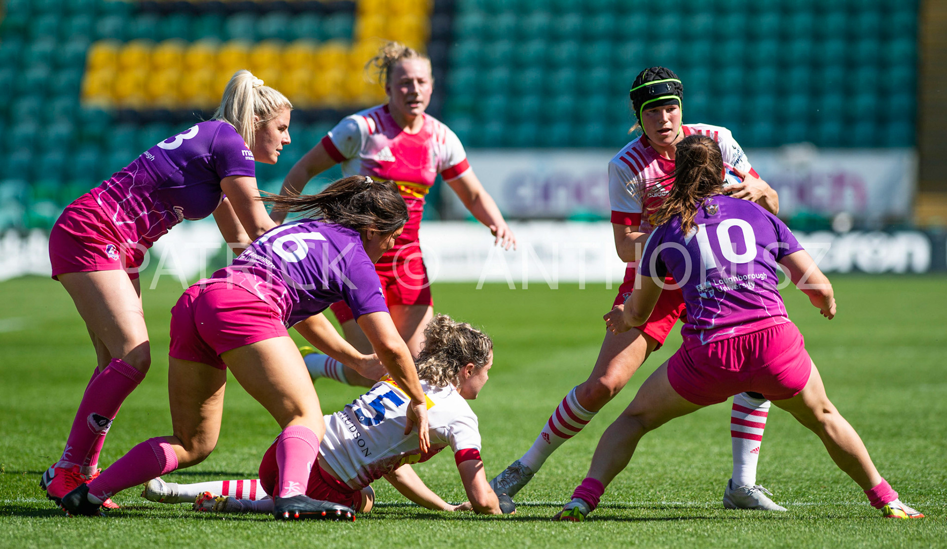 Northampton -14–May-2022.  Loughborough Lightning Vs Harlequins Womens at cinch Stadium Franklin's Gardens Northampton  .