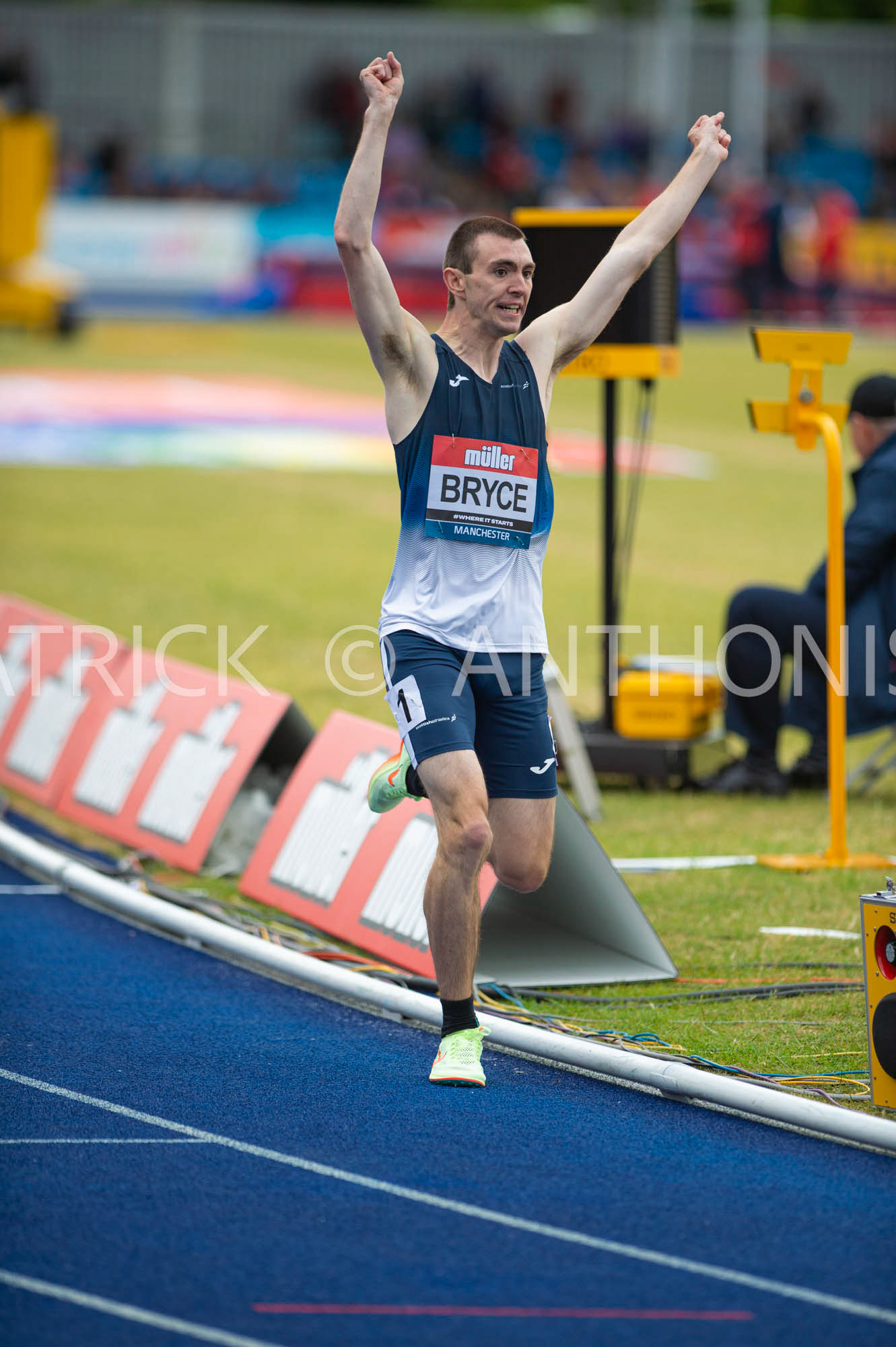 26-6-2022: Day 3 Men's 1500 m Paralympics - Final BRYCE Steven winning in 4:11.57 at the Muller UK Athletics Championships MANCHESTER REGIONAL ARENA – MANCHESTER