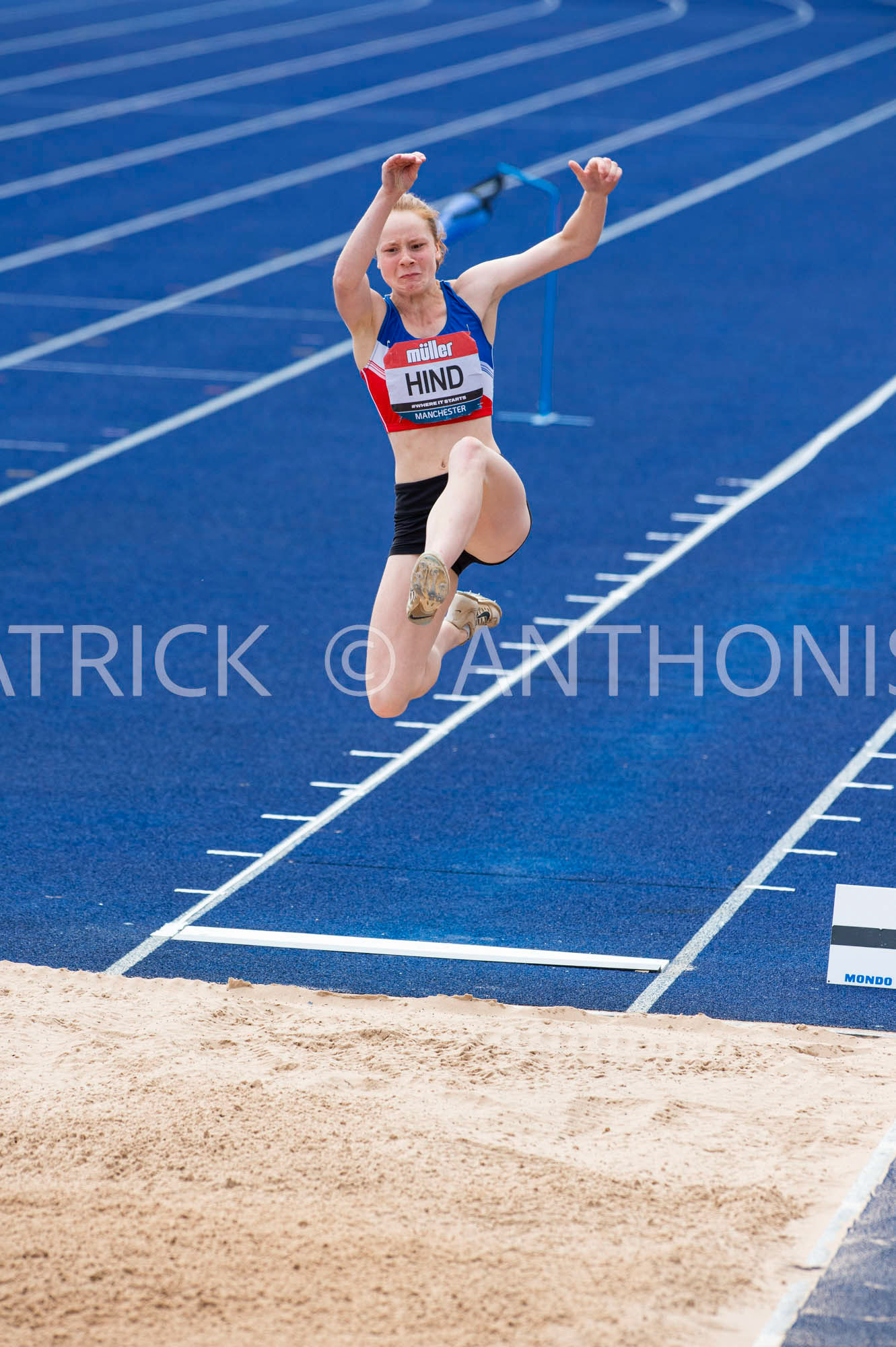 26-6-2022: Day 3 Women's Long Jump - Heptathlon  HIND Eloise OXFORD CITY AC at the Muller UK Athletics Championships MANCHESTER REGIONAL ARENA – MANCHESTER