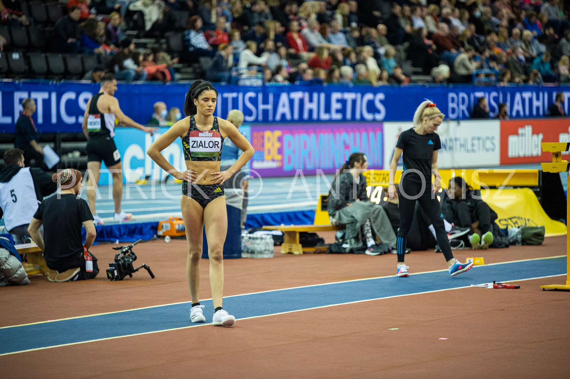 Saturday 19 February : LAURA ZIALOR GBR in the Womens High Jump at the Müller Indoor Grand Prix Birmingham  at the Utilita Arena Birmingham