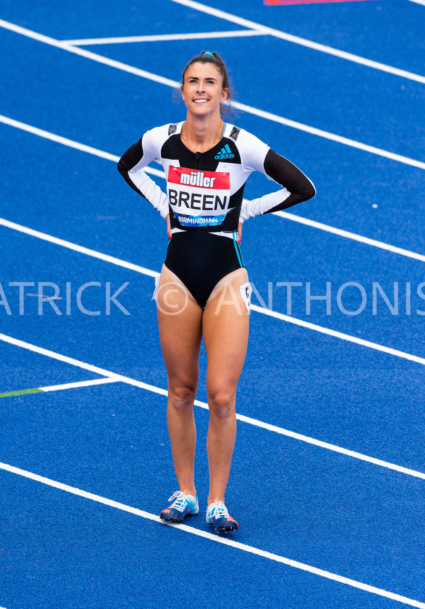 21-MAY-2022   Olivia Green second  with a time of 13.14 in the Women 100m Ambulant Event  at the Muller Birmingham  Diamond League   Alexander Stadium,  Perry Barr, Birmingham
