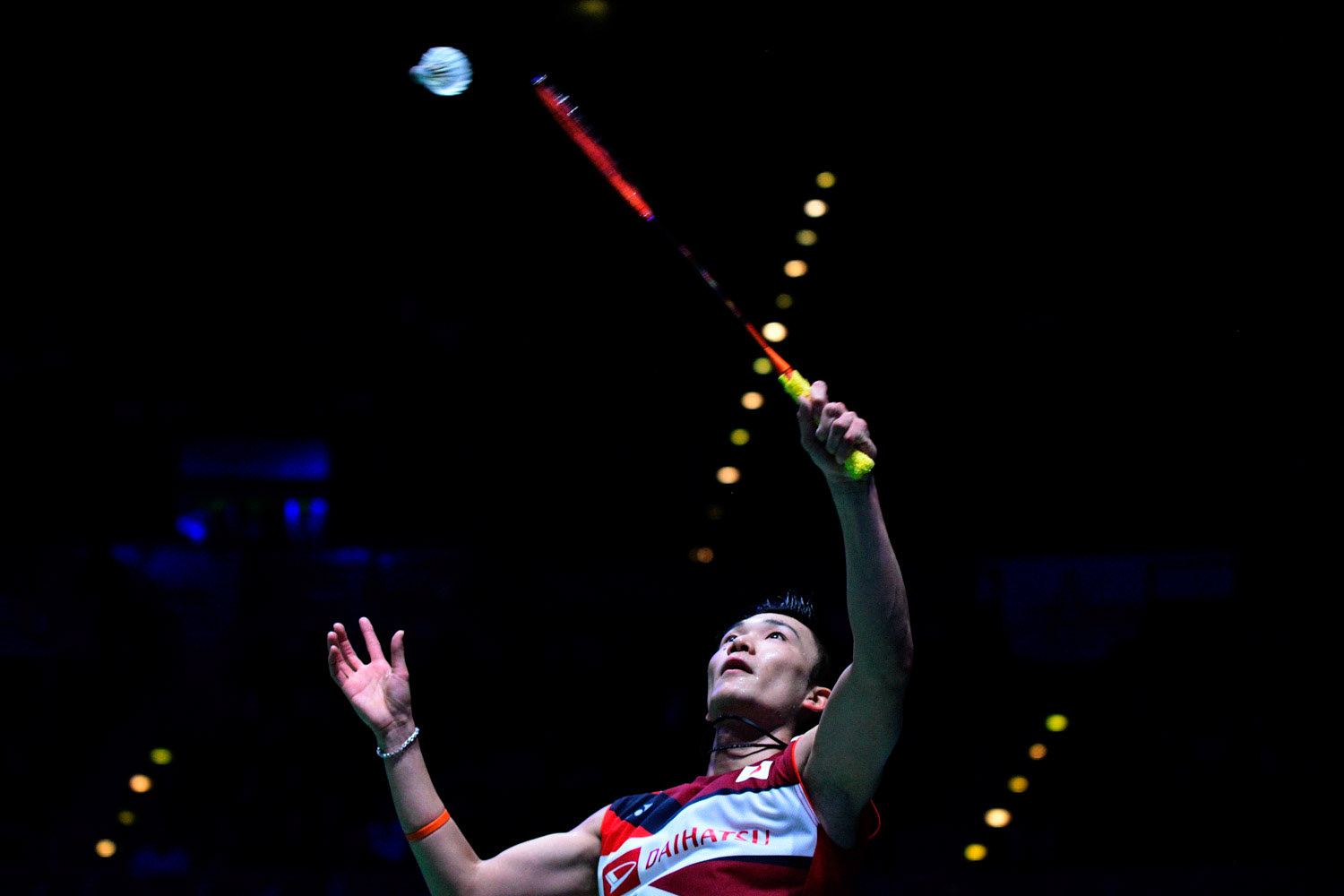 All England Open Badminton Championships : DAY 3
BIRMINGHAM, ENGLAND - MARCH 8 :   MEN’Singles  Kento  MOMOTA of   JAPAN     in action   at  the Yonex All England Open Badminton Championships at Arena Birmingham on March 8, 2019  Birmingham, England