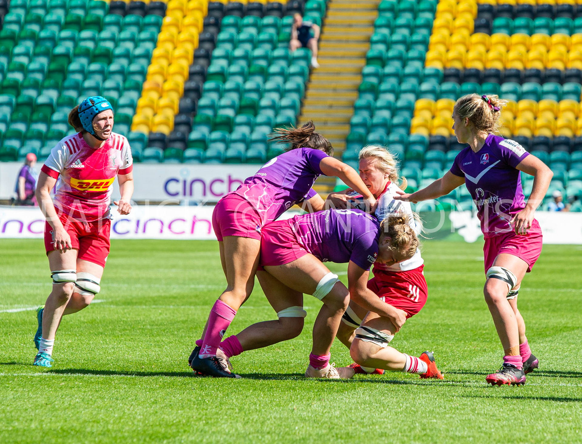 Northampton -14–May-2022.  Loughborough Lightning Vs Harlequins Womens at cinch Stadium Franklin's Gardens Northampton  .