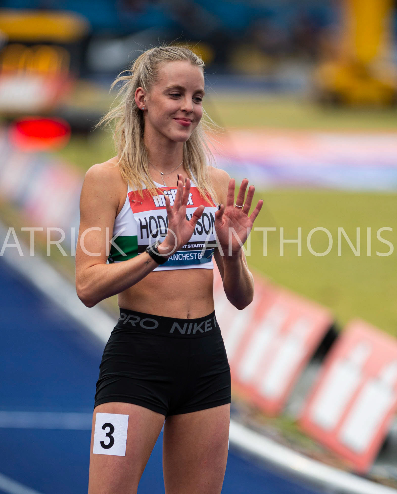 4-6-2022: KEELY HODGKINSON during the 400 M Heat 1 at the  Muller UK Athletics Championships MANCHESTER REGIONAL ARENA – MANCHESTER