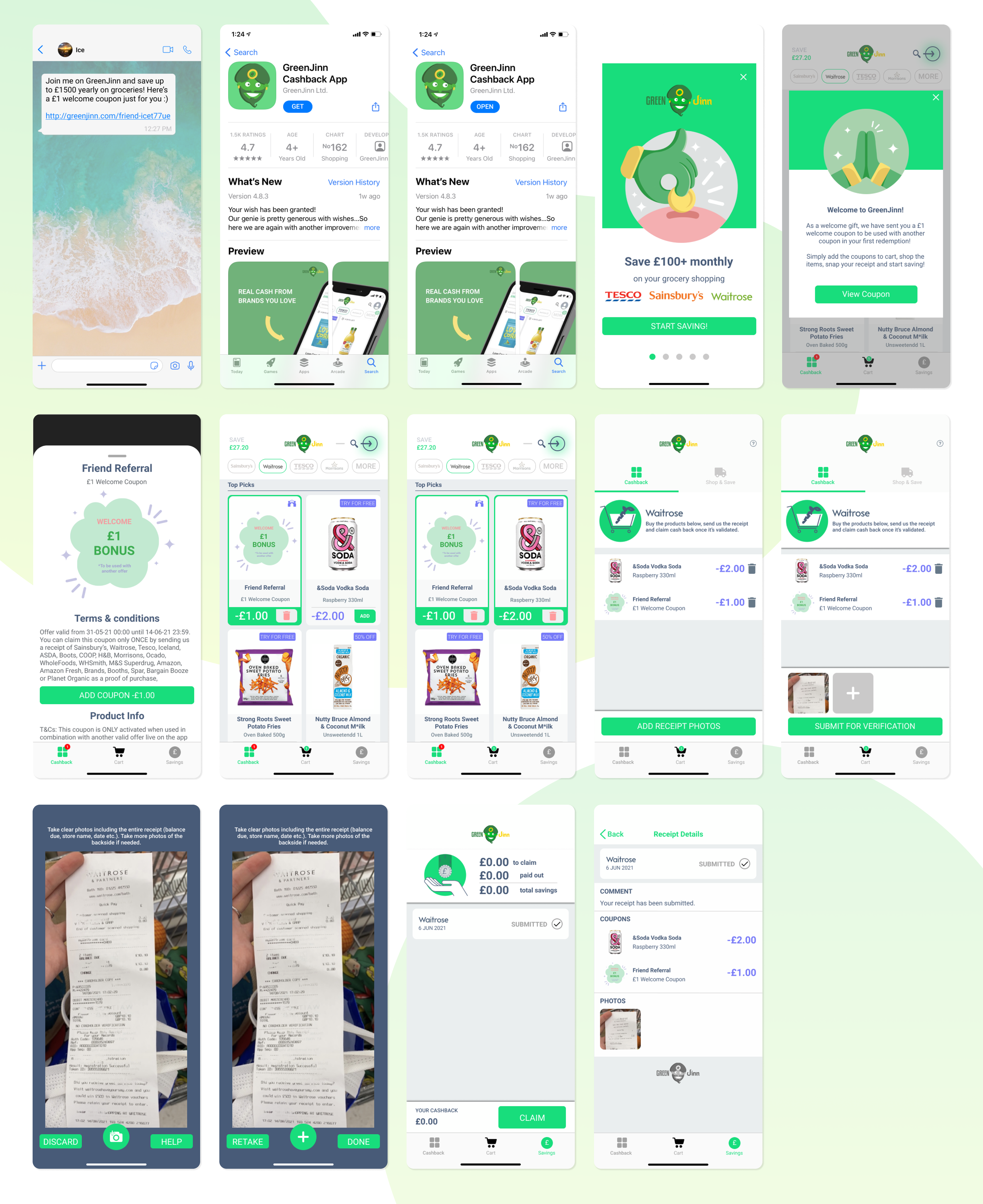 Mockup for user journey part 2