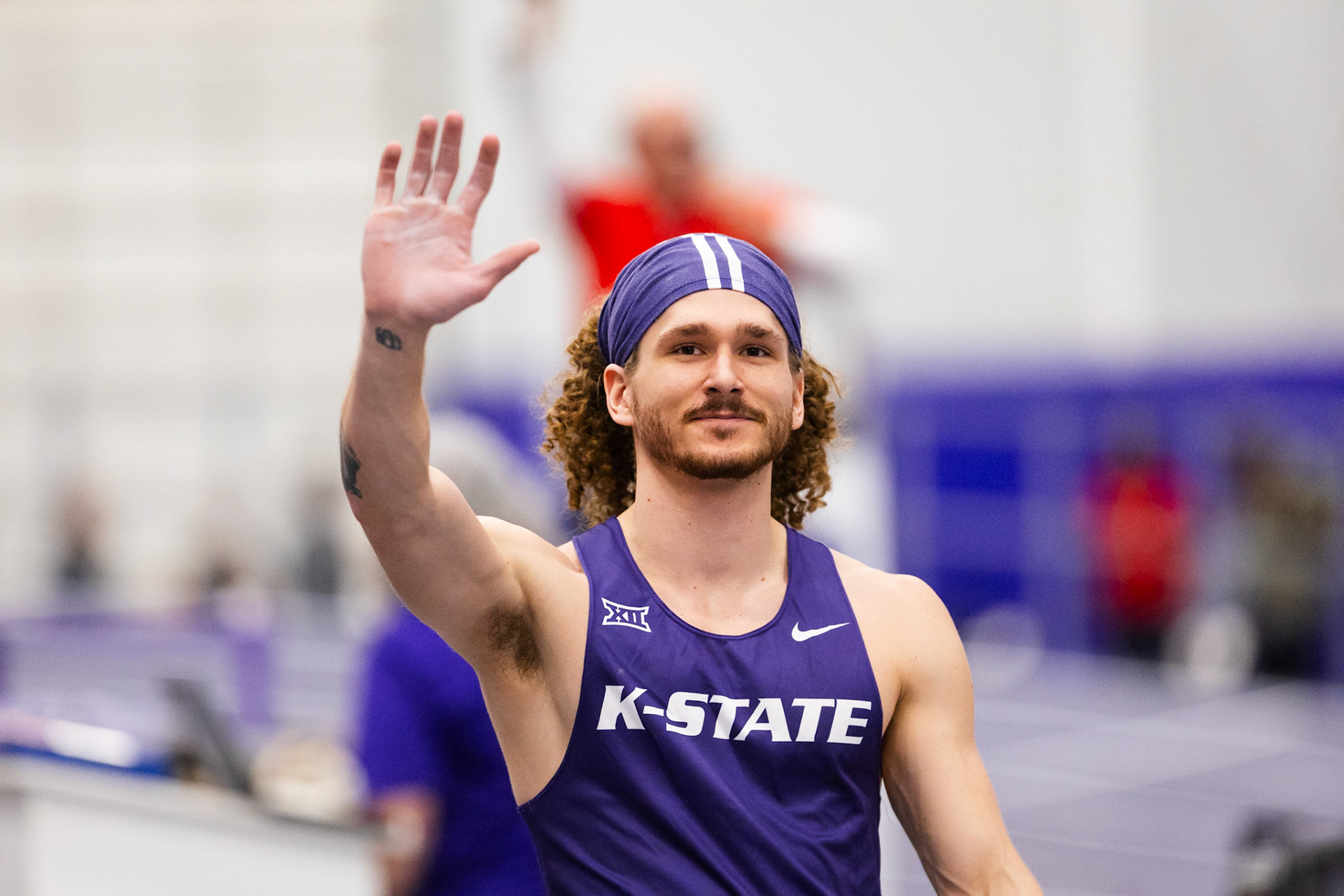 K-State Track and Field, February 2, 2024. DeLoss Dodds Invitational(Photo: Reece Bachta/K-State Sports)