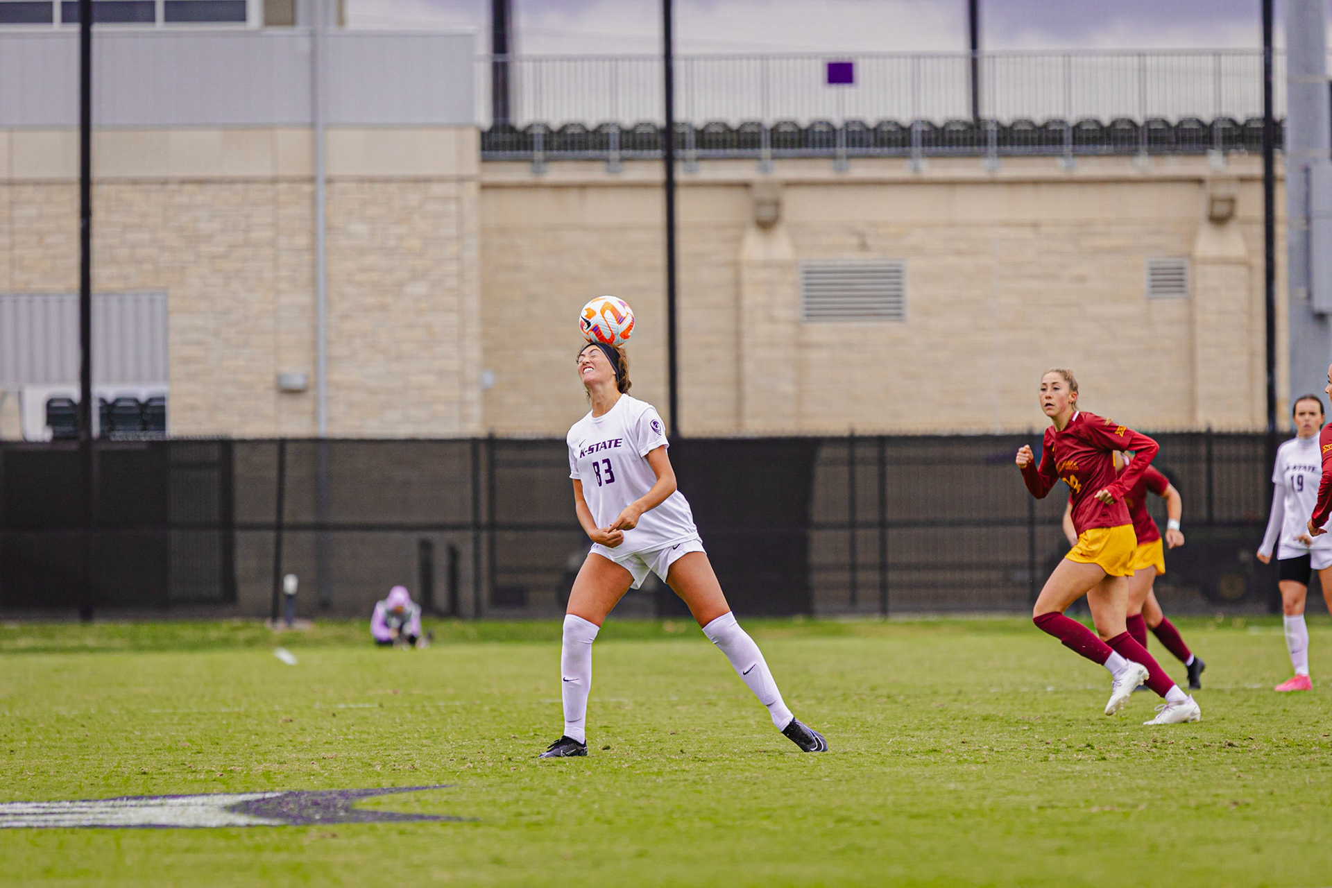 Kansas State Soccer vs. Iowa State, October 15, 2023. Final: KSU 1, ISU 2.Senior Night(Photo: Reece Bachta/K-State Sports)