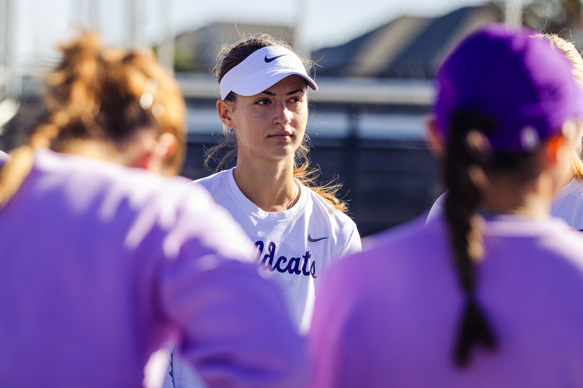Kansas State Tennis Practice on November 2, 2023. (Photo: Reece Bachta/K-State Sports)