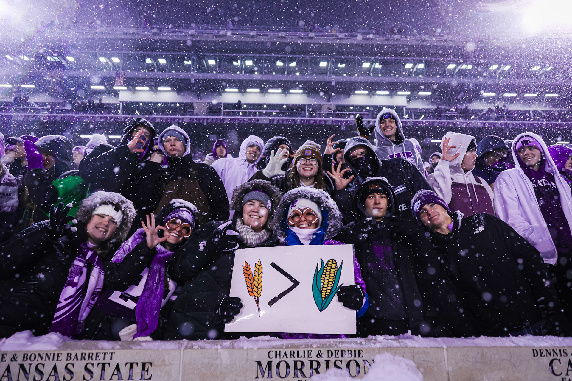 Kansas State Football vs. Iowa State University, November 25, 2023. Final: KSU 35, ISU 42(Photo: Reece Bachta/K-State Sports)