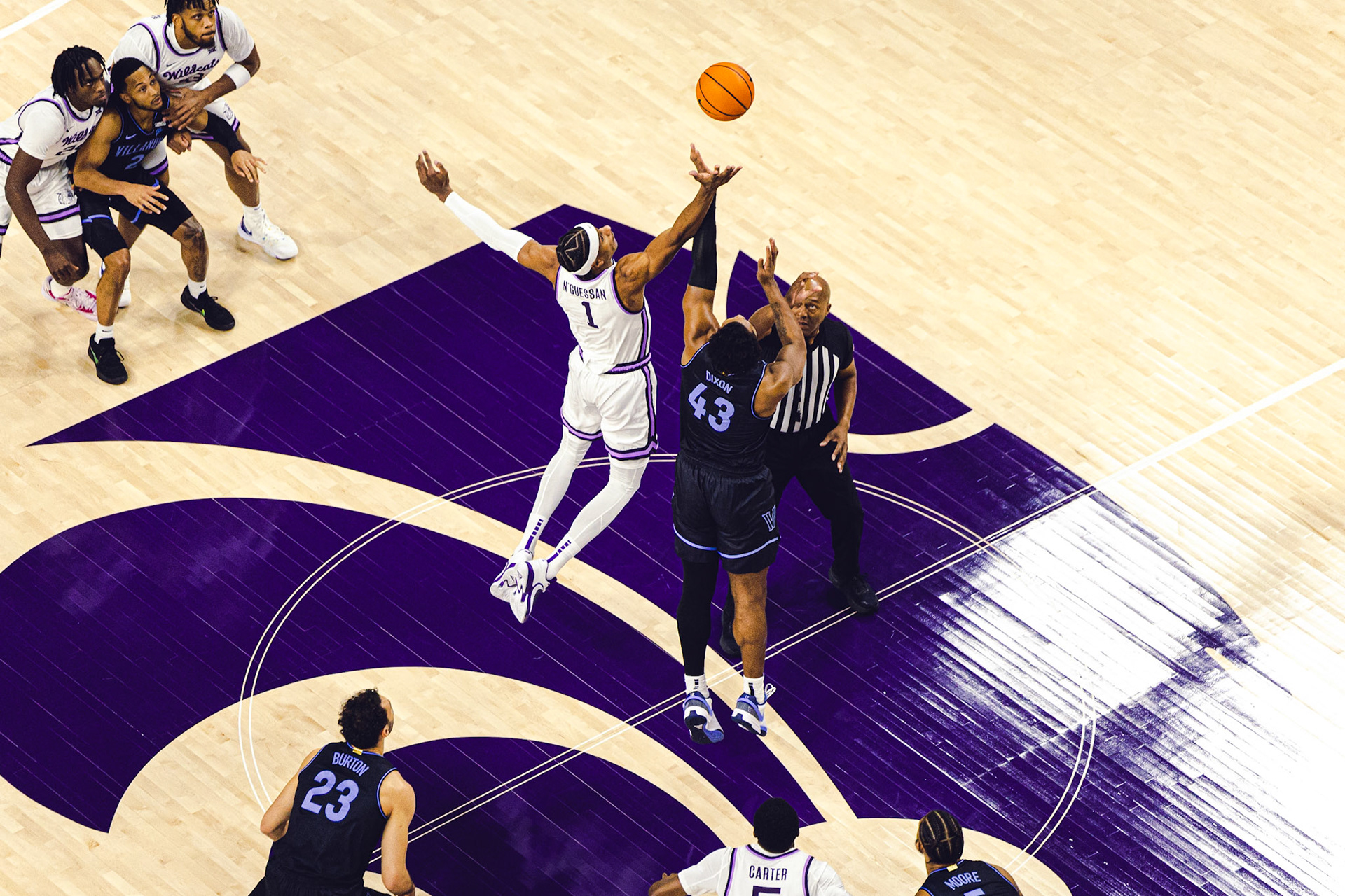 Kansas State Men’s Basketball vs. Villanova, December 5, 2023. Final: KSU 72, UV 71(Photo: Reece Bachta/K-State Sports)
