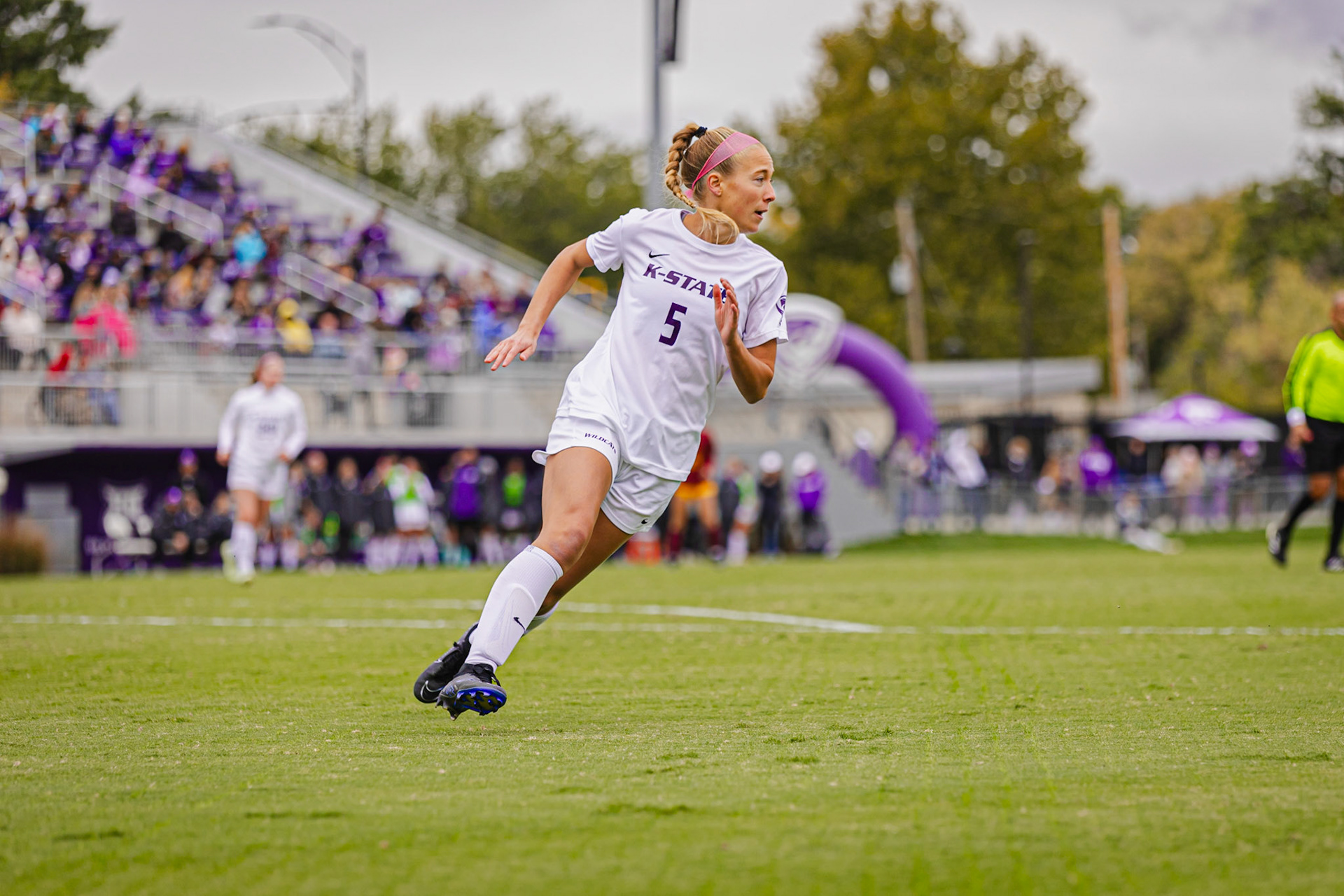 Kansas State Soccer vs. Iowa State, October 15, 2023. Final: KSU 1, ISU 2.Senior Night(Photo: Reece Bachta/K-State Sports)