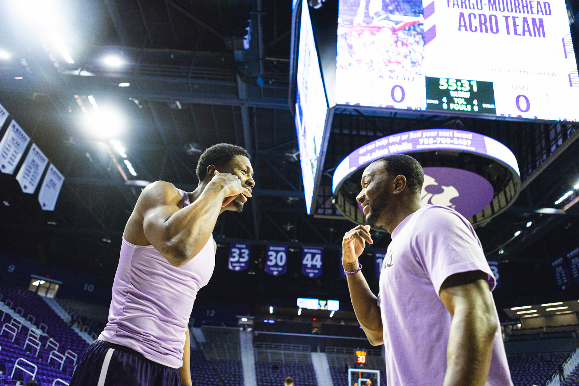 K-State Men's Basketball vs. Oklahoma State, January 20, 2024. Final: KSU 70, OSU 66(Photo: Reece Bachta/K-State Sports)