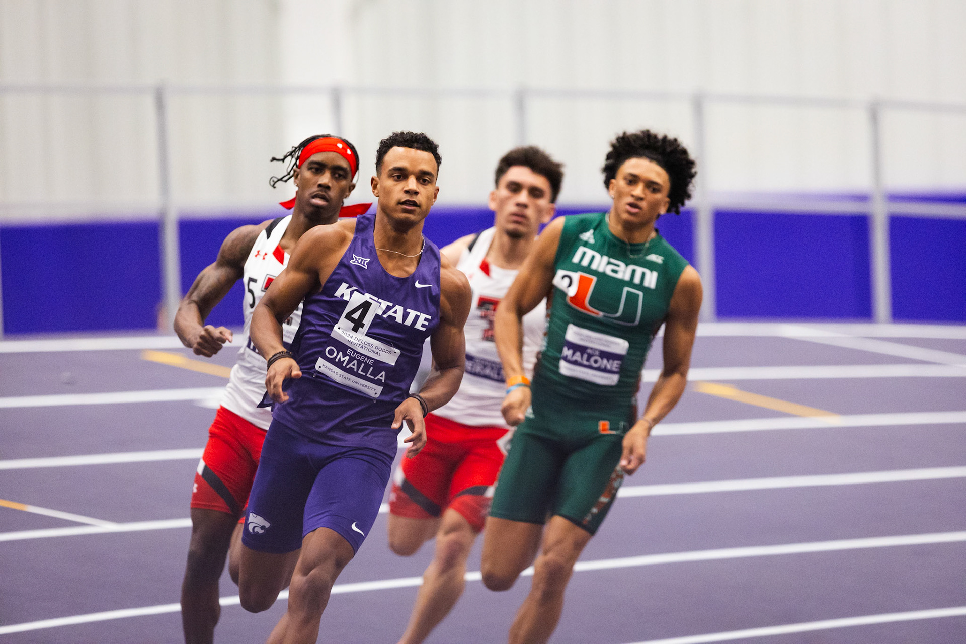 K-State Track and Field, February 2, 2024. DeLoss Dodds Invitational(Photo: Reece Bachta/K-State Sports)