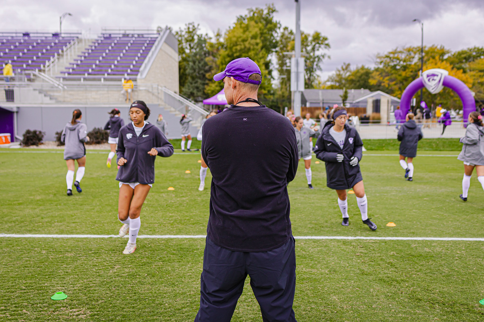 Kansas State Soccer vs. Iowa State, October 15, 2023. Final: KSU 1, ISU 2.Senior Night(Photo: Reece Bachta/K-State Sports)
