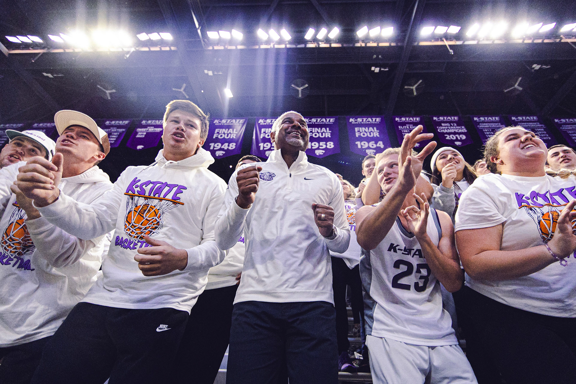 Kansas State Men’s Basketball vs. Villanova, December 5, 2023. Final: KSU 72, UV 71(Photo: Reece Bachta/K-State Sports)