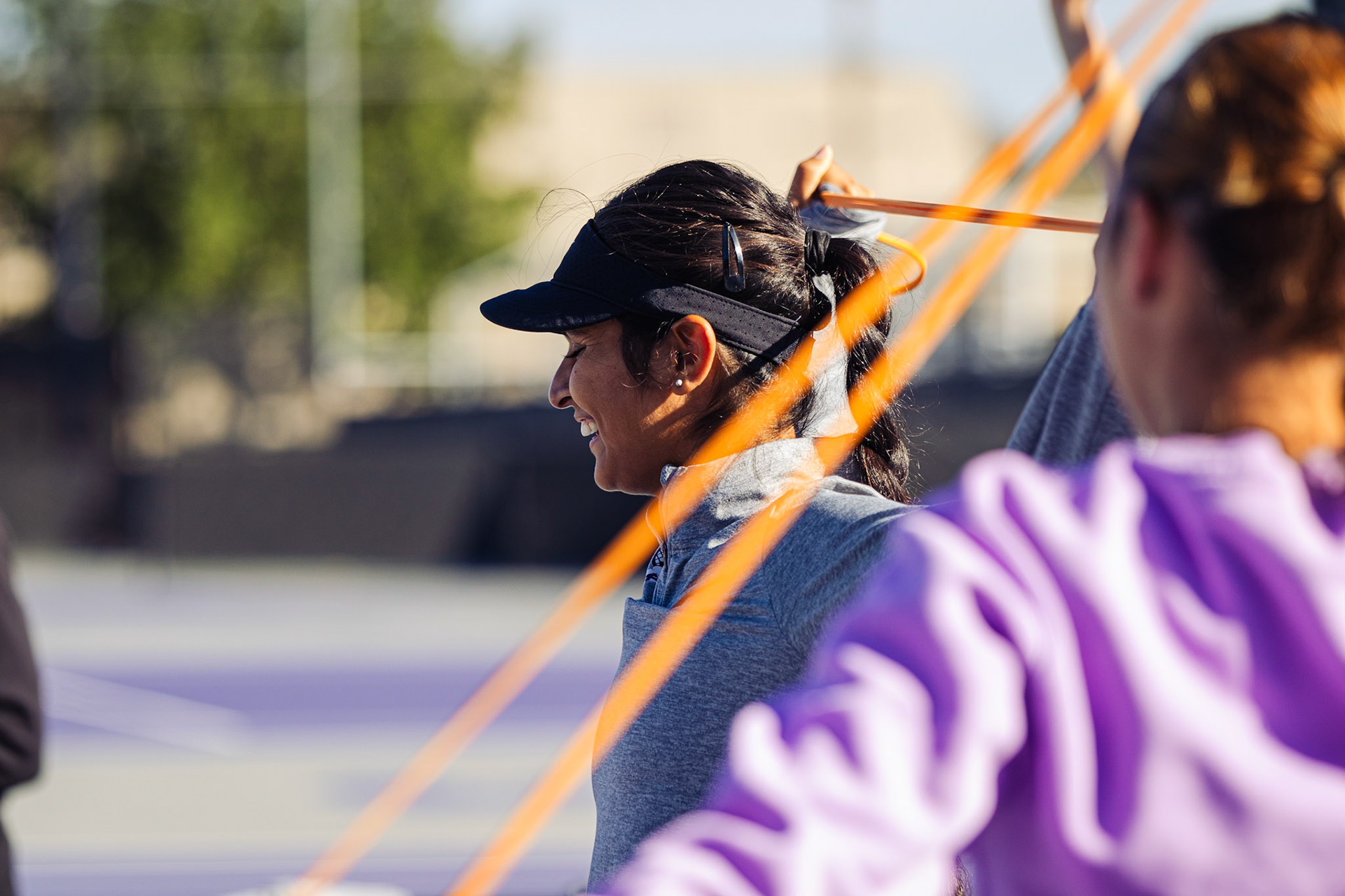 Kansas State Tennis Practice on November 2, 2023. (Photo: Reece Bachta/K-State Sports)