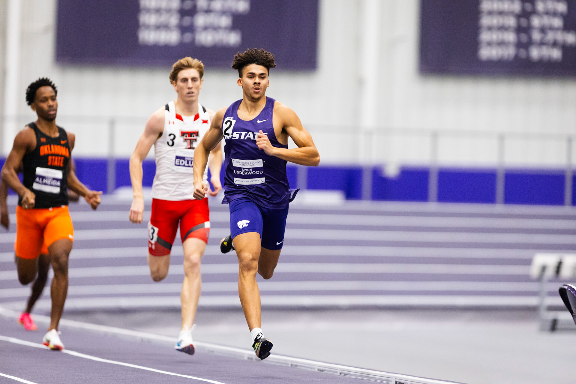 K-State Track and Field, February 2, 2024. DeLoss Dodds Invitational(Photo: Reece Bachta/K-State Sports)