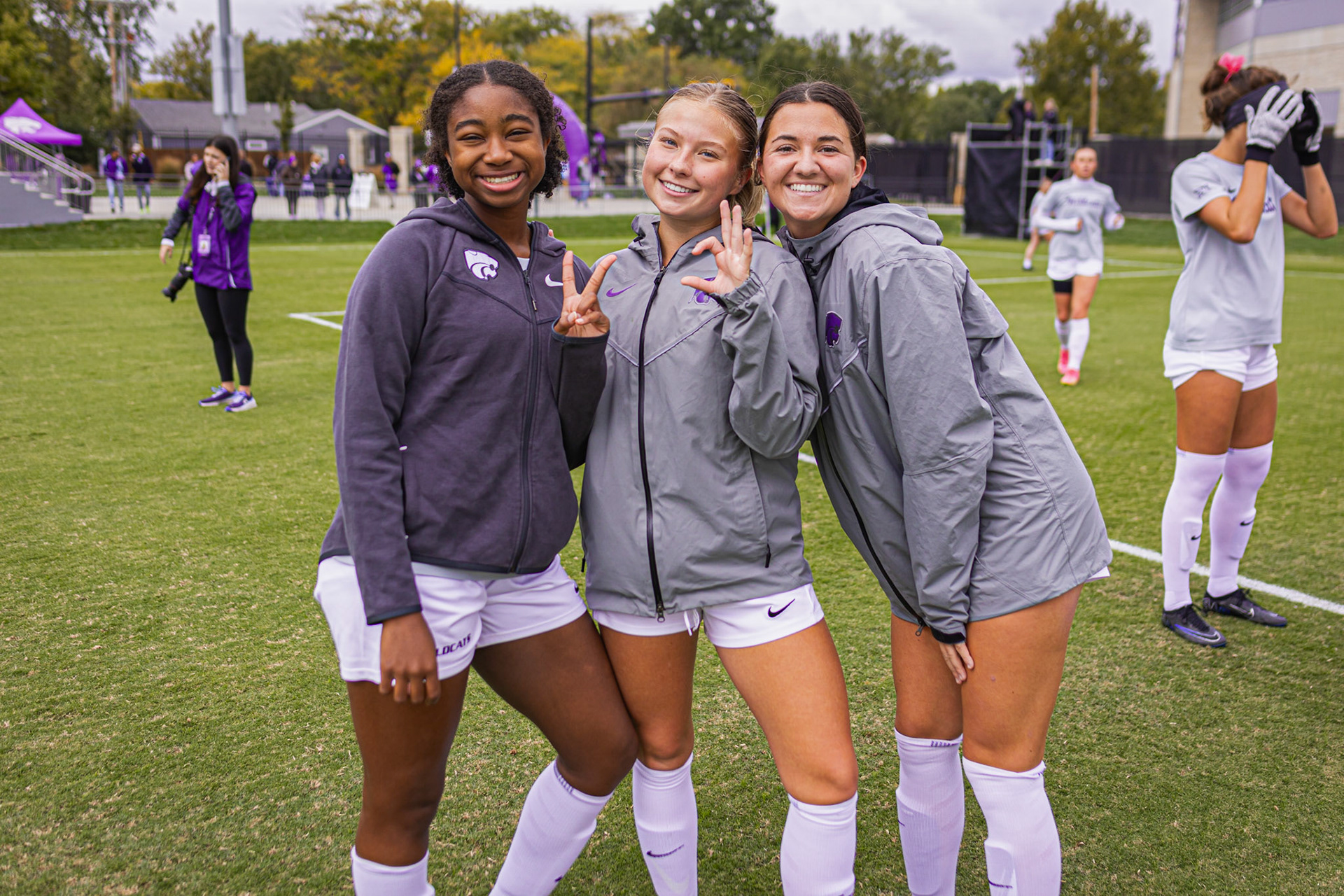 Kansas State Soccer vs. Iowa State, October 15, 2023. Final: KSU 1, ISU 2.Senior Night(Photo: Reece Bachta/K-State Sports)