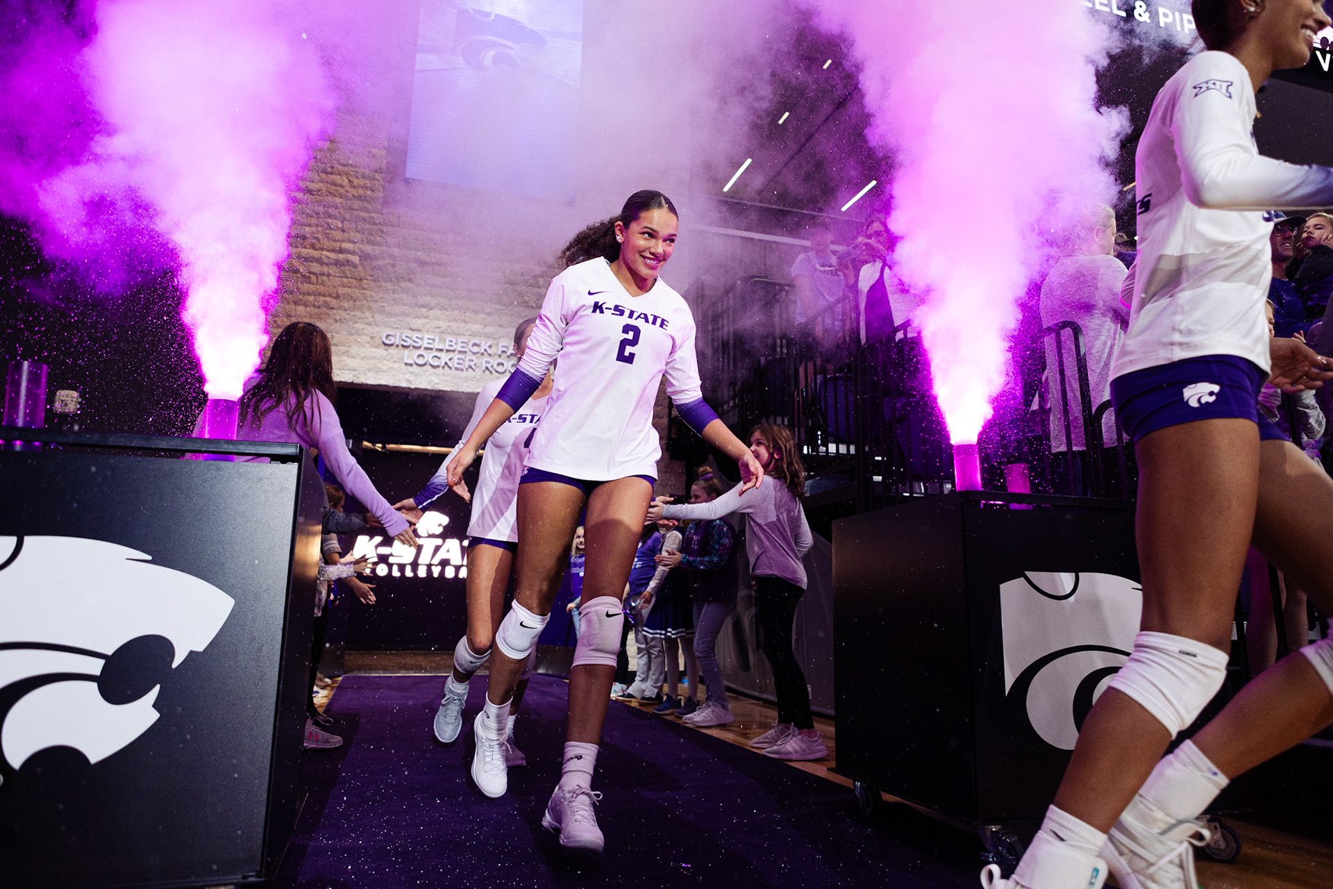 Kansas State Volleyball vs. Texas Tech University, November 18, 2023. Final: KSU 3, TTU 0.(Photo: Reece Bachta/K-State Sports)