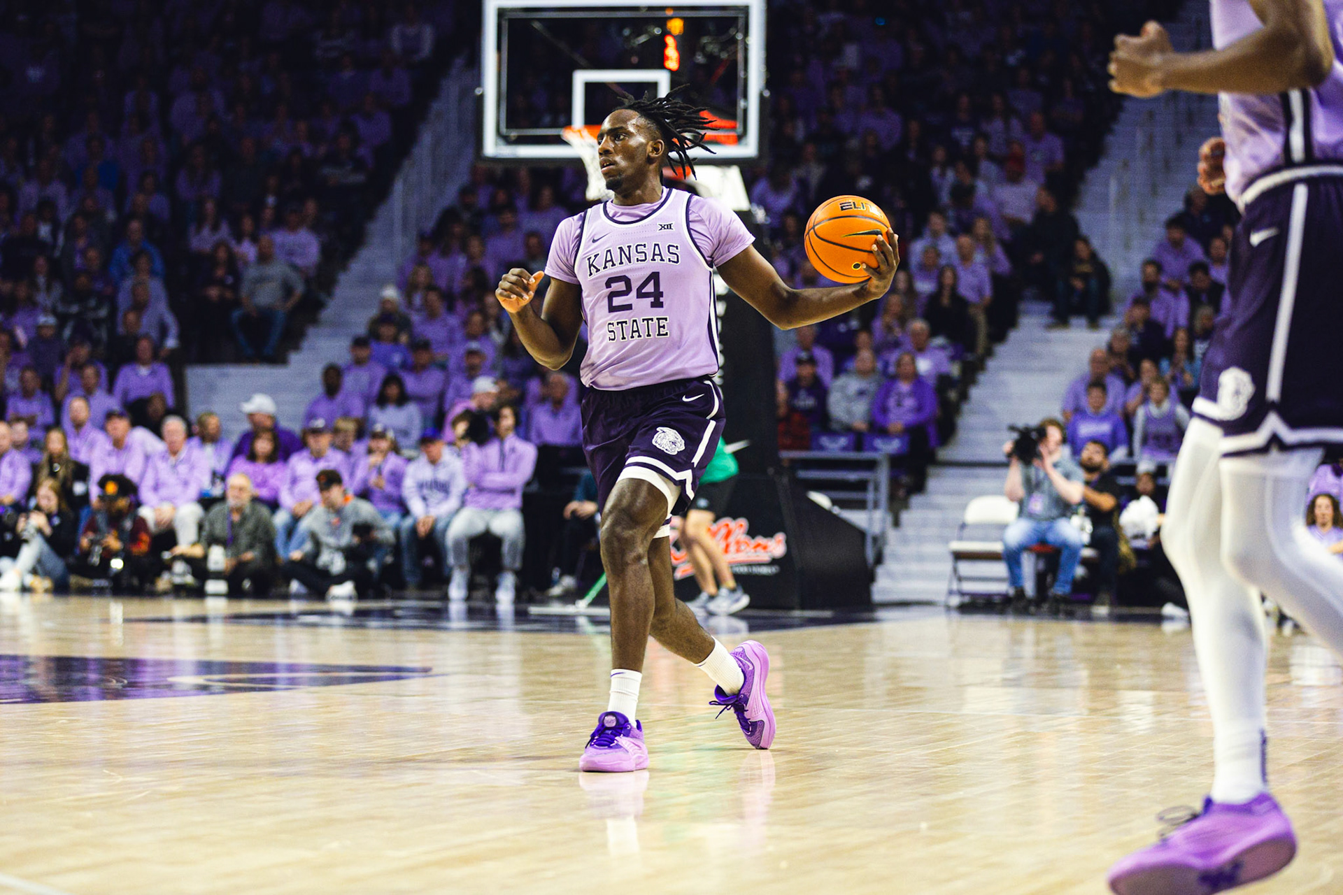K-State Men's Basketball vs. Oklahoma State, January 20, 2024. Final: KSU 70, OSU 66(Photo: Reece Bachta/K-State Sports)