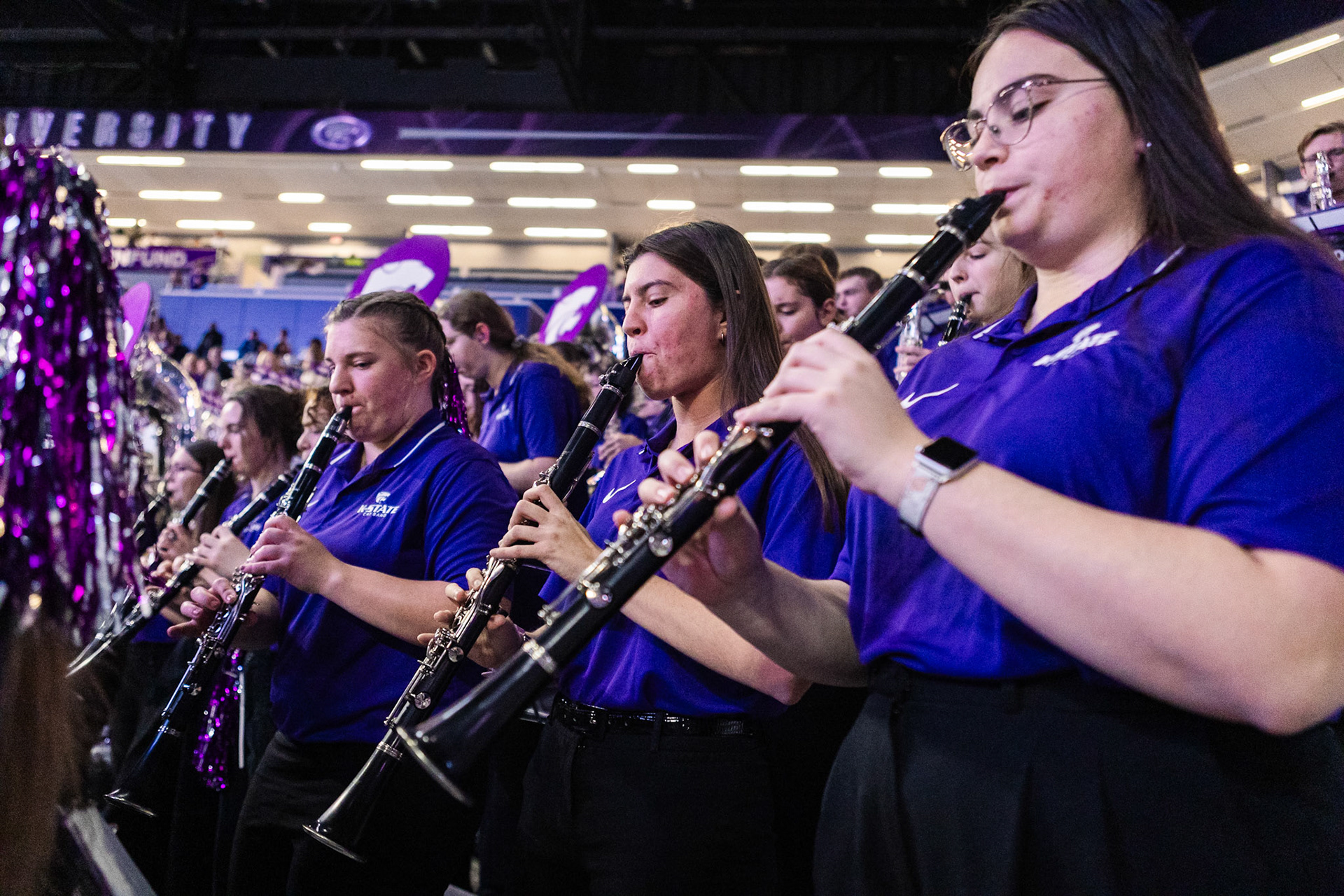 K-State Women's Basketball vs. Oklahoma State, February 10, 2024. Final: KSU 69, OSU 68.National Girls and Women in Sports Day(Photo: Reece Bachta/K-State Sports)