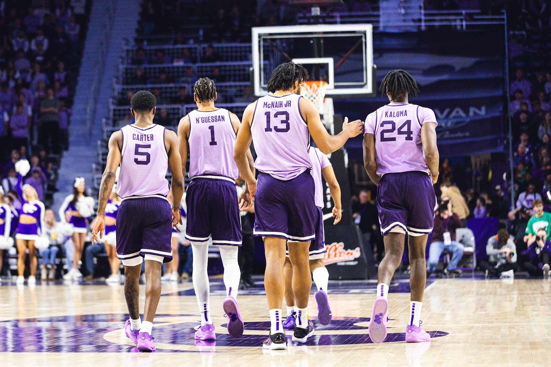 K-State Men's Basketball vs. Oklahoma State, January 20, 2024. Final: KSU 70, OSU 66(Photo: Reece Bachta/K-State Sports)