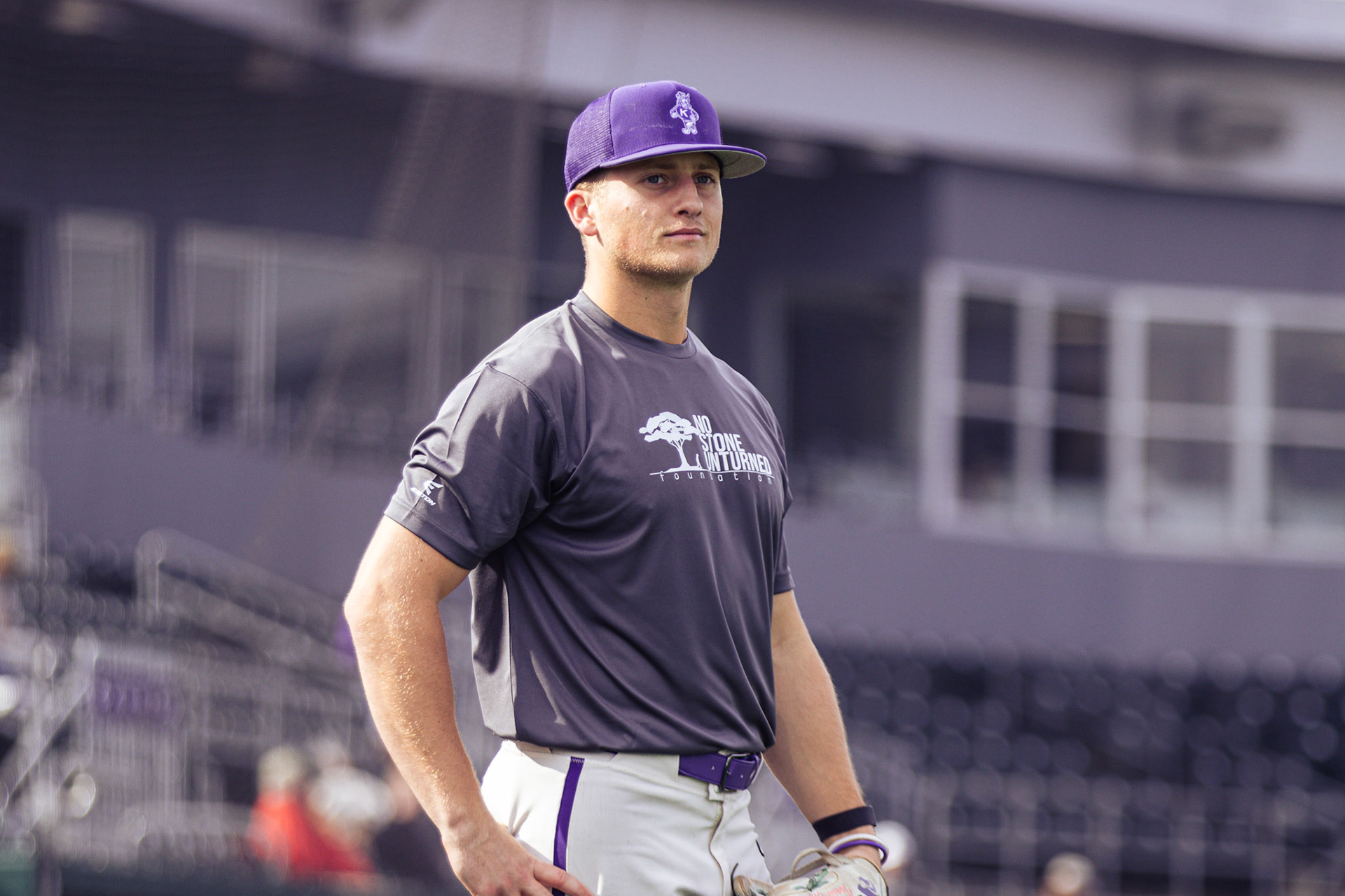 Kansas State baseball’s 19 Ways Fall Showcase scrimmage. November 5, 2023. Final: Team Katie’s Way 7, Team No Stone Unturned 6(Photo: Reece Bachta/K-State Sports)