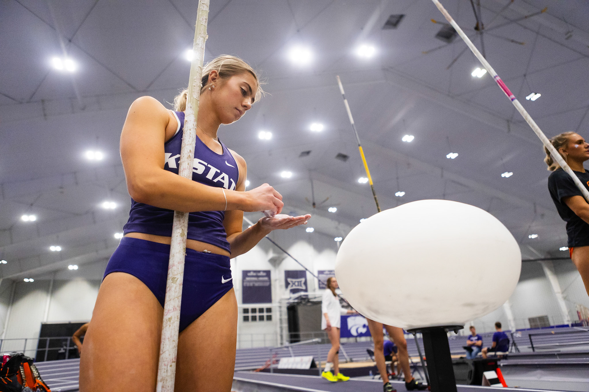 K-State Track and Field, February 2, 2024. DeLoss Dodds Invitational(Photo: Reece Bachta/K-State Sports)
