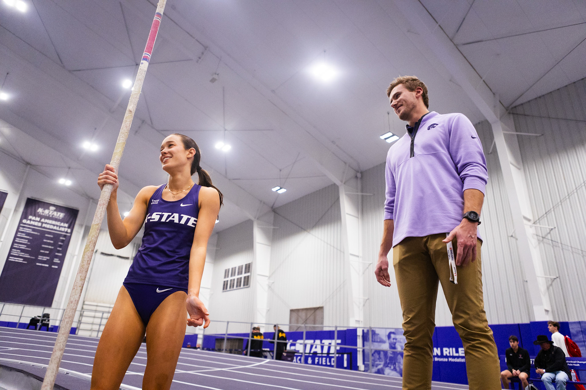 K-State Track and Field, February 2, 2024. DeLoss Dodds Invitational(Photo: Reece Bachta/K-State Sports)