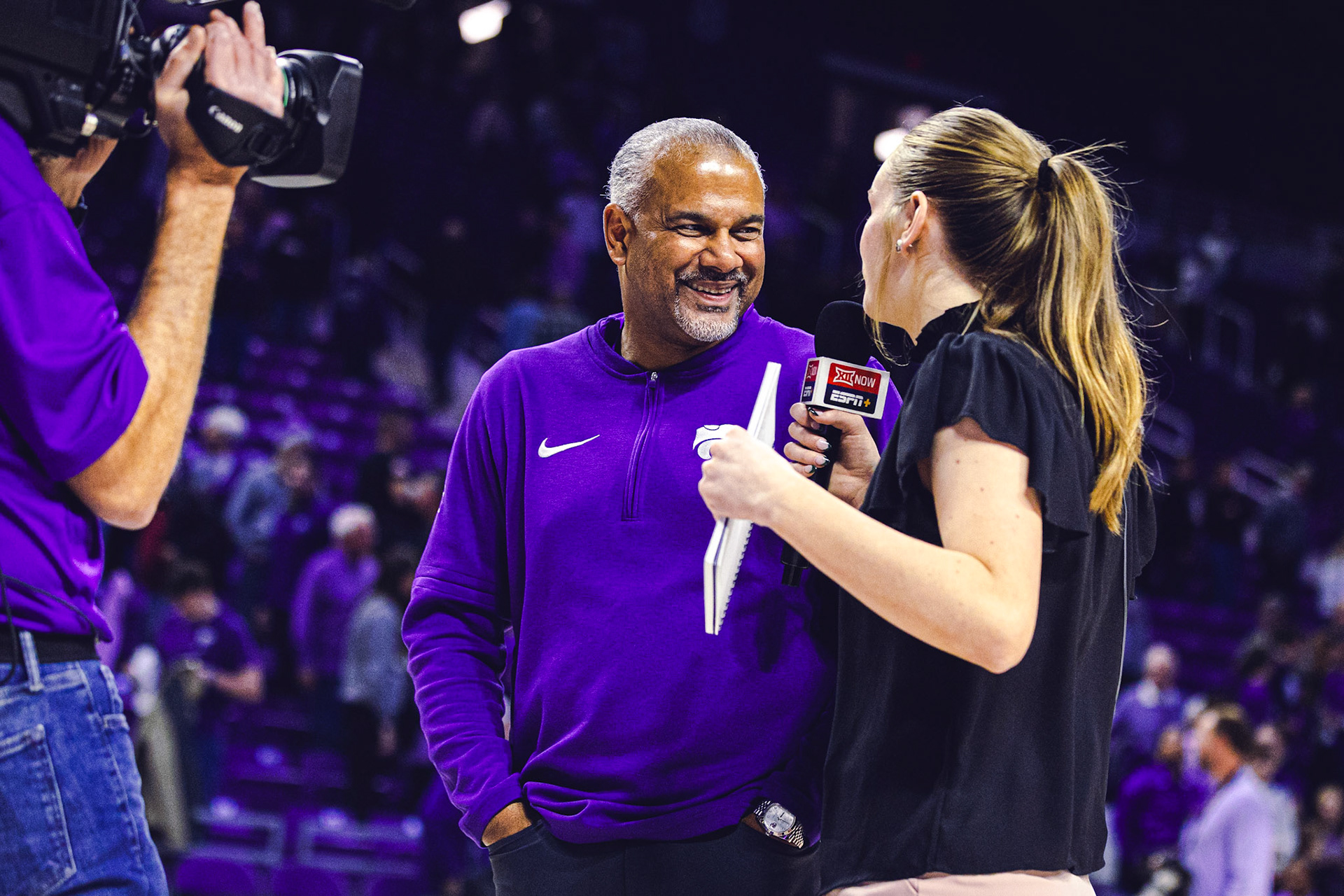 Kansas State Men’s Basketball vs. University of Central Arkansas, November 22, 2023. Final: KSU 100, UCA 56(Photo: Reece Bachta/K-State Sports)