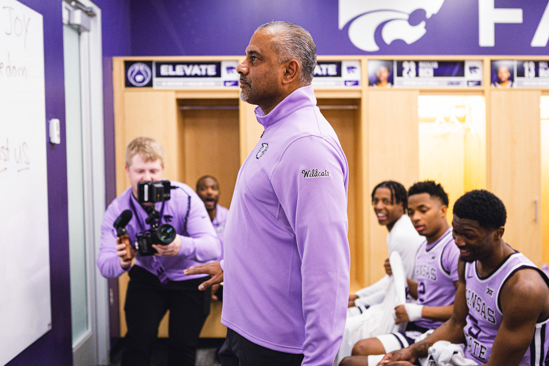K-State Men's Basketball vs. Oklahoma State, January 20, 2024. Final: KSU 70, OSU 66(Photo: Reece Bachta/K-State Sports)