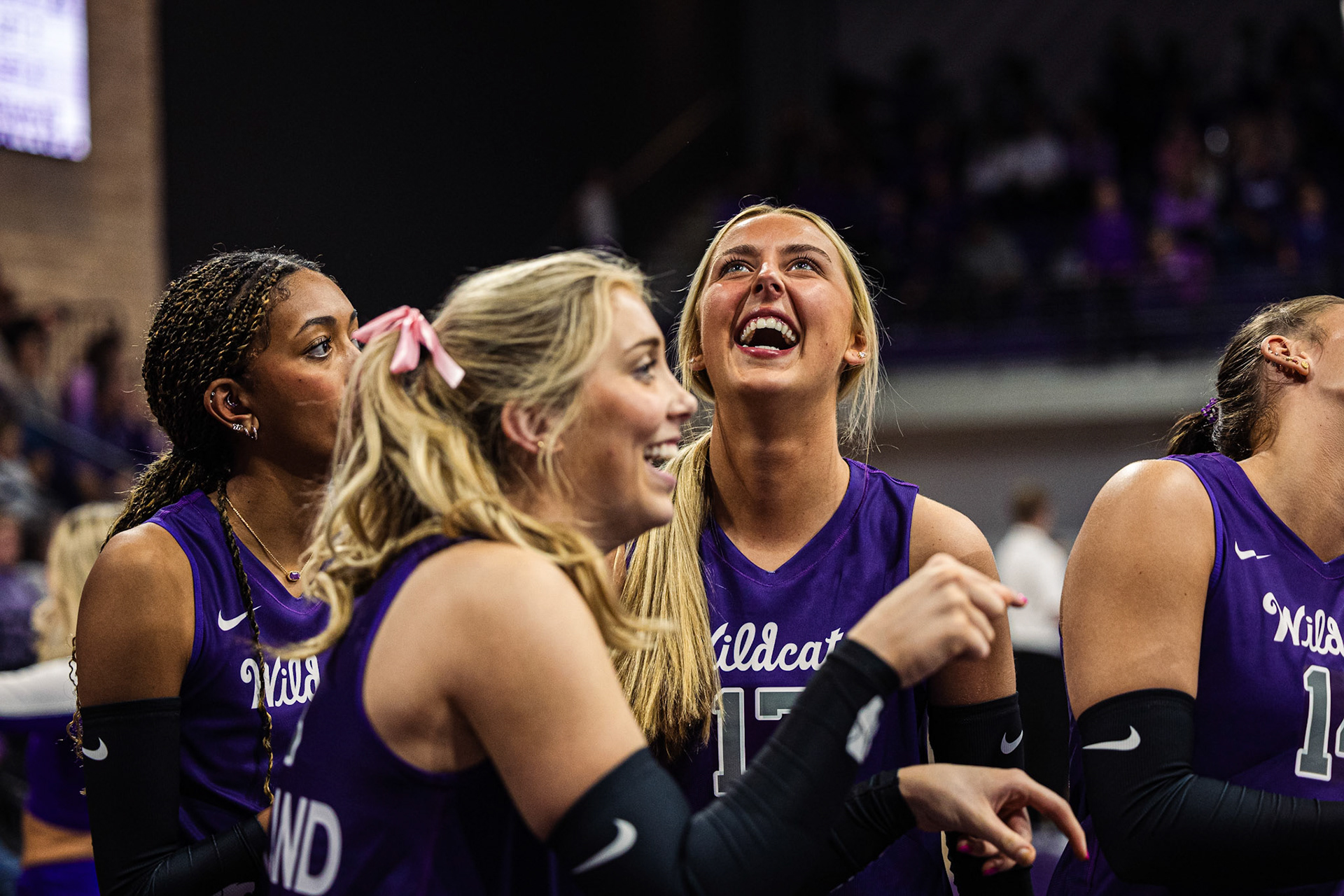 Kansas State VB vs. Brigham Young University, October 27, 2023. Final: KSU 3, BYU 0.October 27, 2023. (Photo: Reece Bachta/K-State Sports)