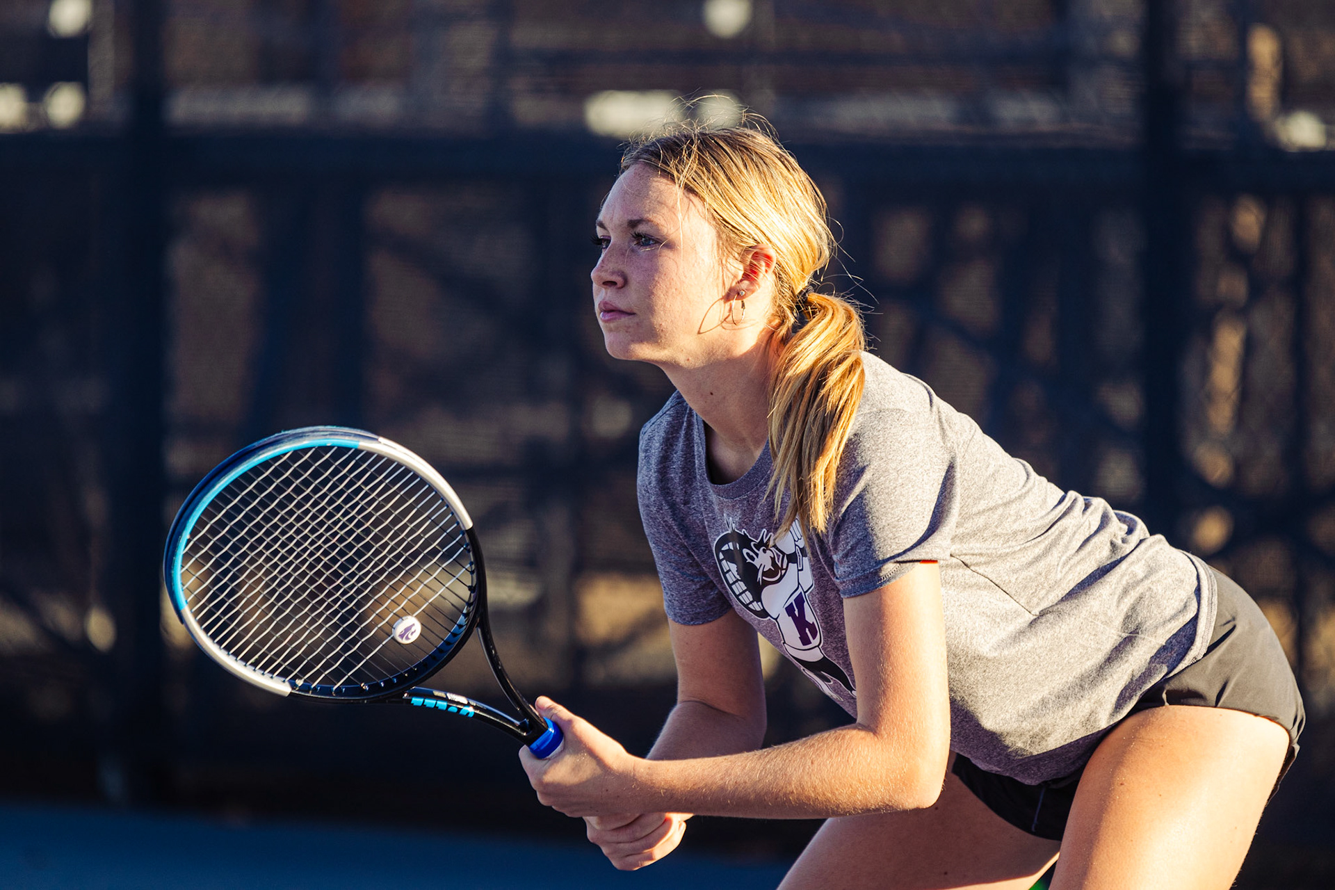 Kansas State Tennis Practice on November 2, 2023. (Photo: Reece Bachta/K-State Sports)