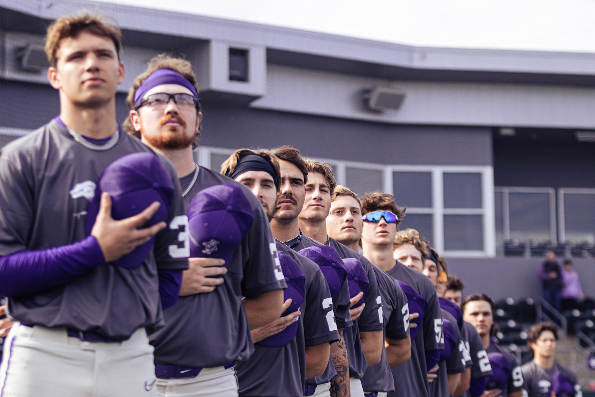 Kansas State baseball’s 19 Ways Fall Showcase scrimmage. November 5, 2023. Final: Team Katie’s Way 7, Team No Stone Unturned 6(Photo: Reece Bachta/K-State Sports)