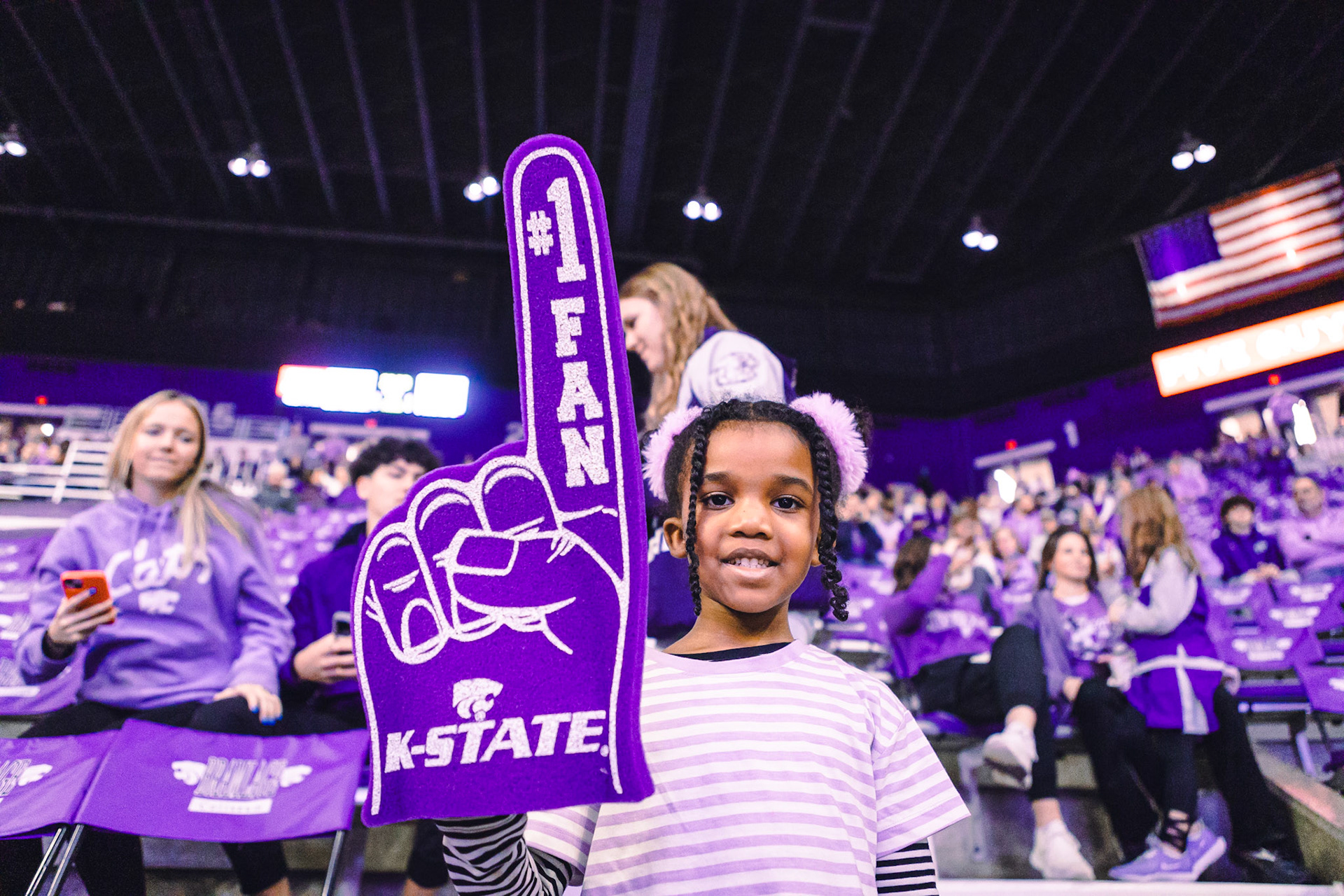 Kansas State Men’s Basketball vs. UCF, January 6, 2024. Final: KSU 77, UCF 52(Photo: Reece Bachta/K-State Sports)