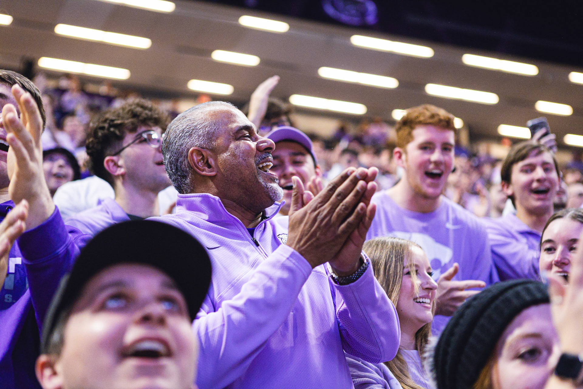 K-State Men's Basketball vs. Oklahoma State, January 20, 2024. Final: KSU 70, OSU 66(Photo: Reece Bachta/K-State Sports)