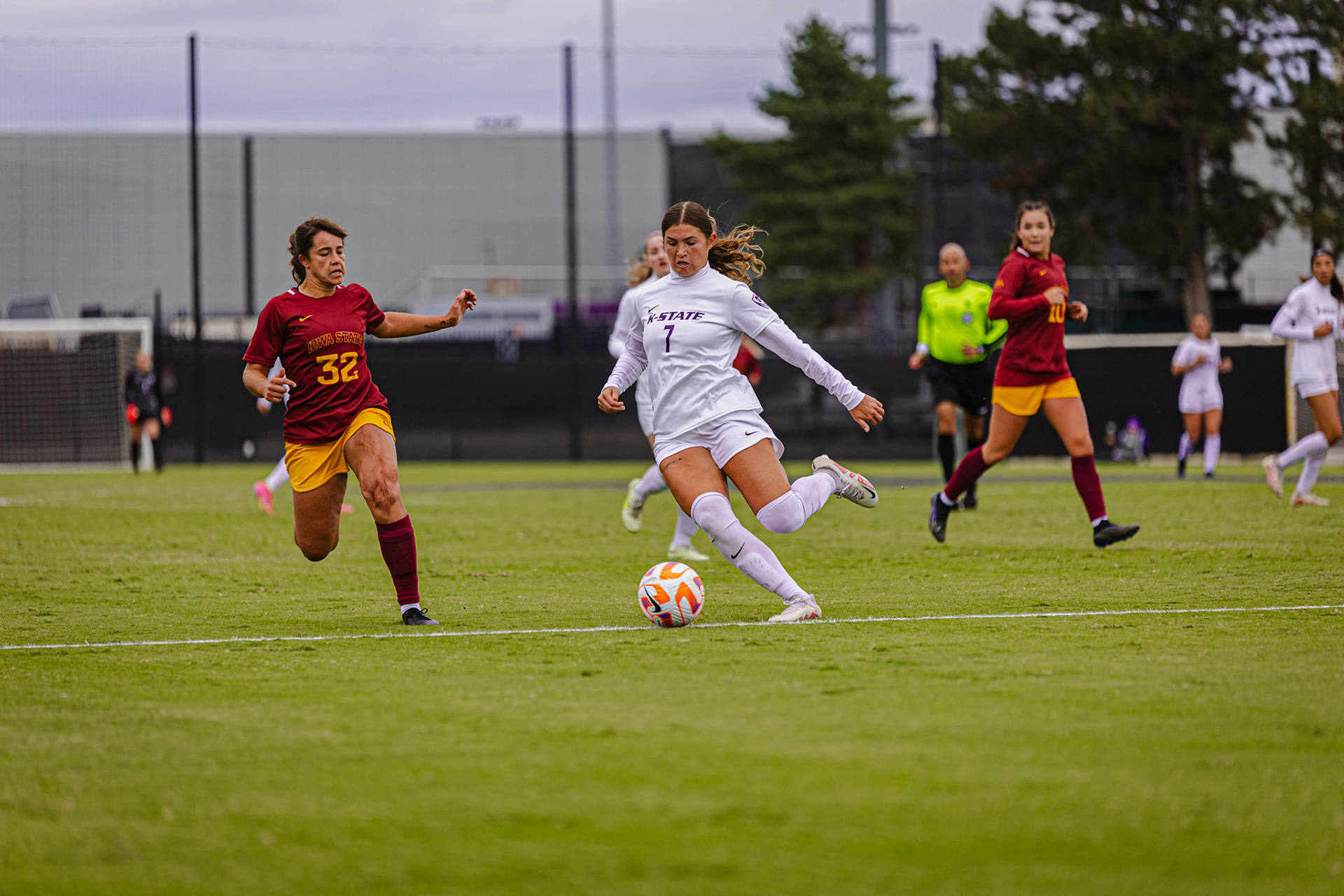 Kansas State Soccer vs. Iowa State, October 15, 2023. Final: KSU 1, ISU 2.Senior Night(Photo: Reece Bachta/K-State Sports)